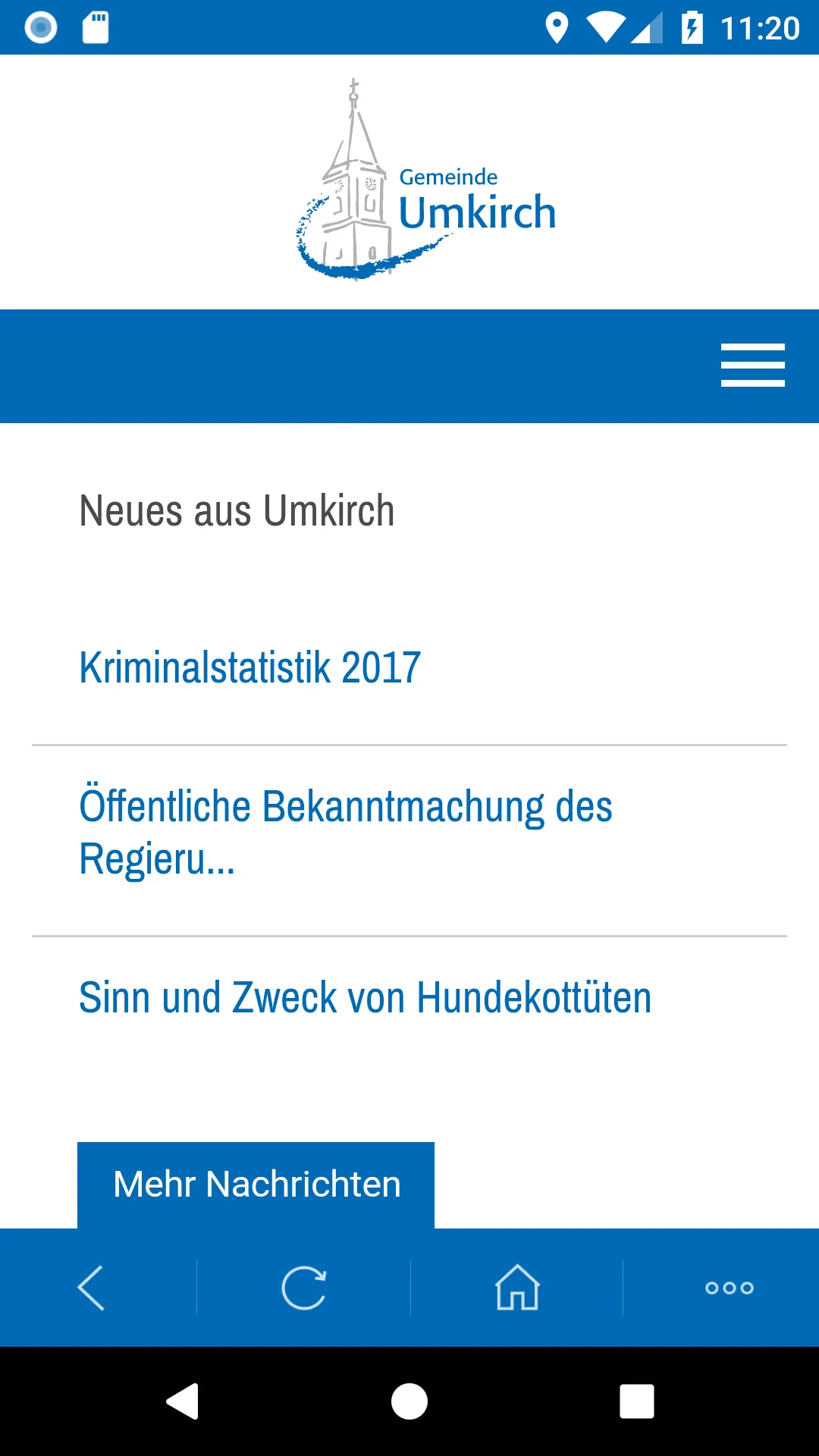 Umkirch Für Unterwegs | Indus Appstore | Screenshot