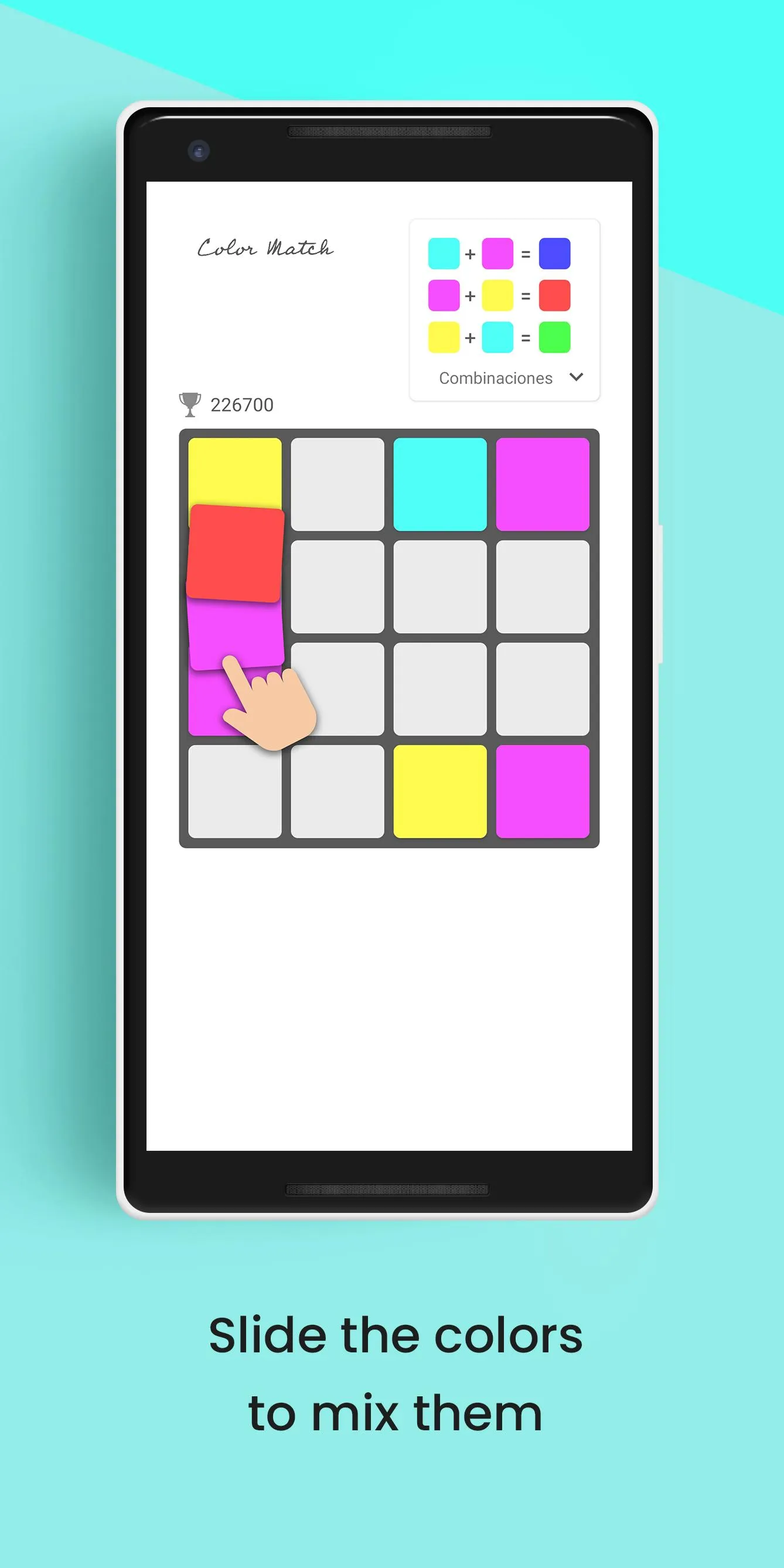 Color Swipe. Puzzle tiles game | Indus Appstore | Screenshot