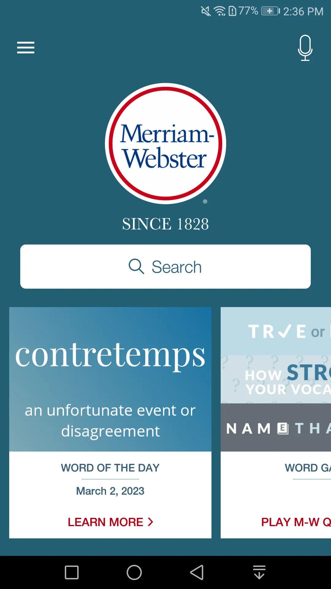 Dictionary - Merriam-Webster | Indus Appstore | Screenshot