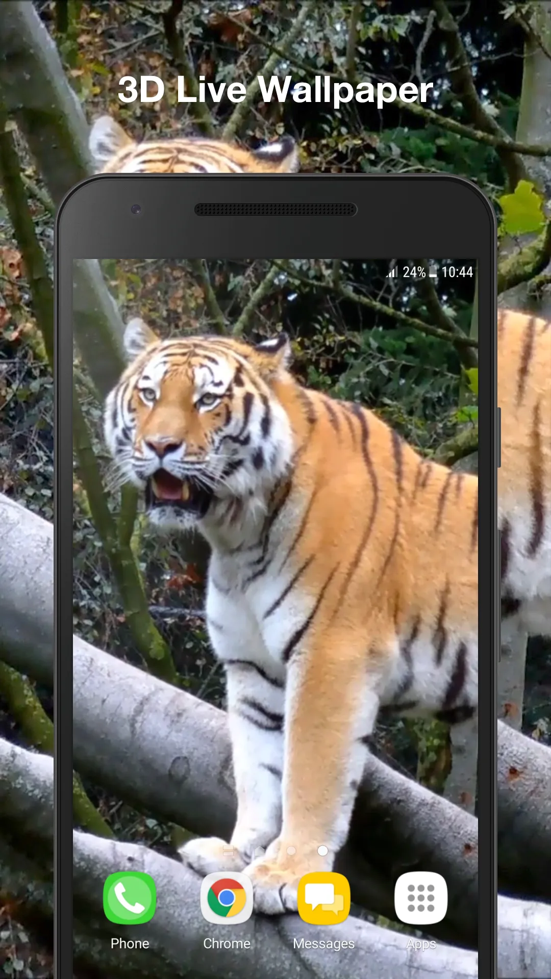 Tiger 3d Live Wallpaper | Indus Appstore | Screenshot