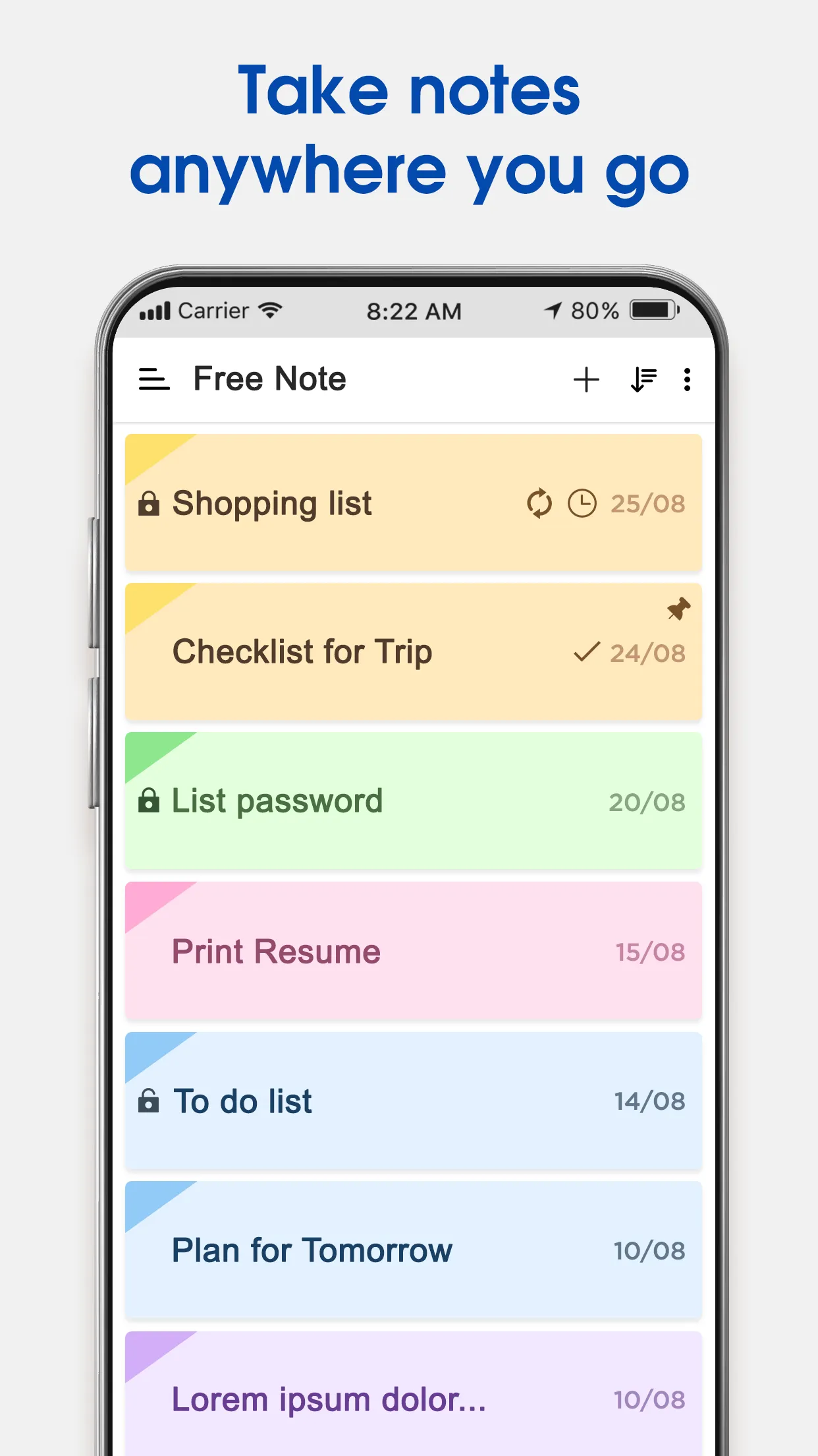 Notes - Color Notepad | Indus Appstore | Screenshot