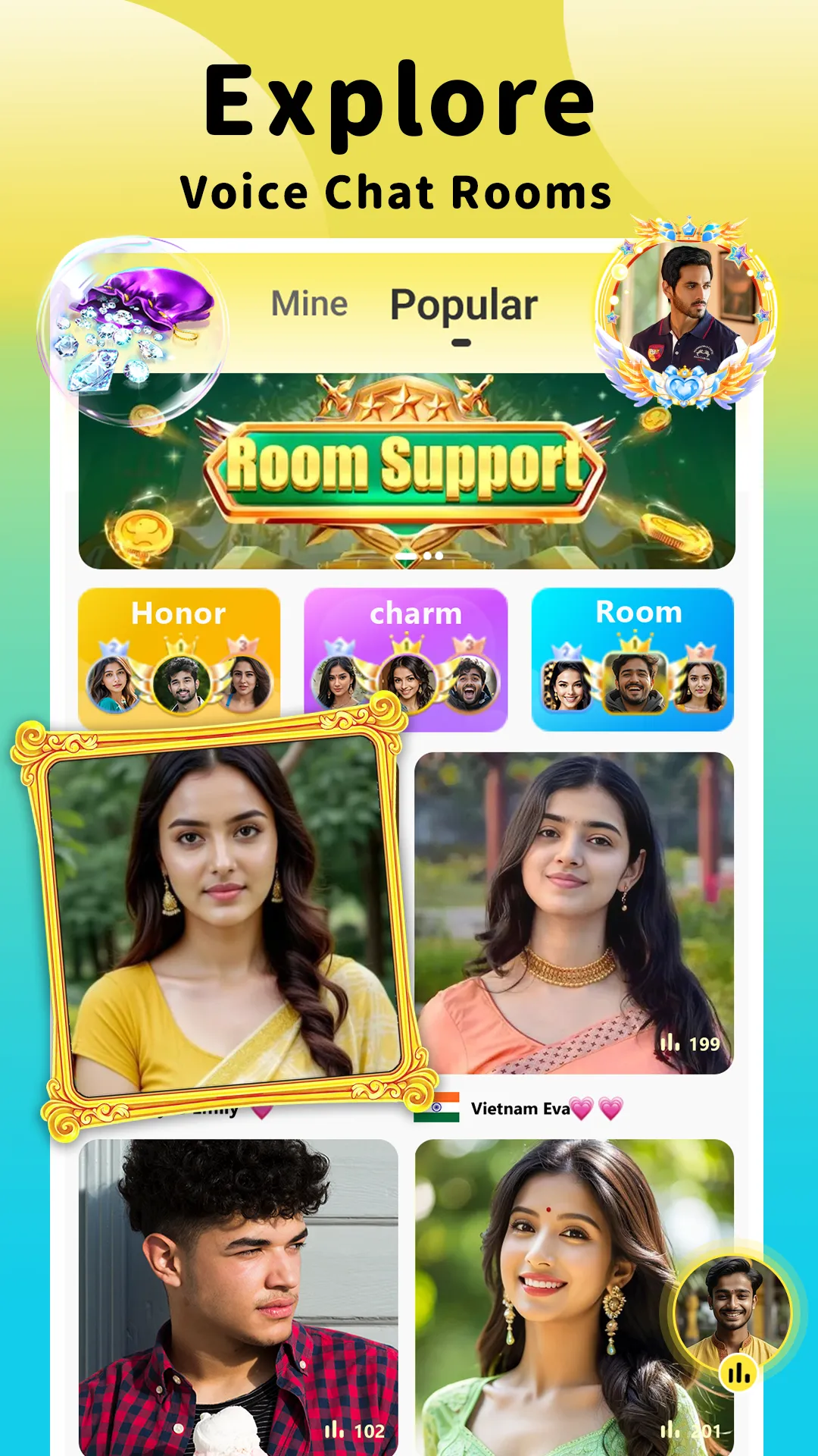 Yari-Voice Chat Party | Indus Appstore | Screenshot