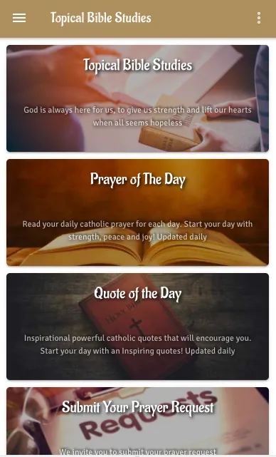 Topical Bible Studies - Topics | Indus Appstore | Screenshot