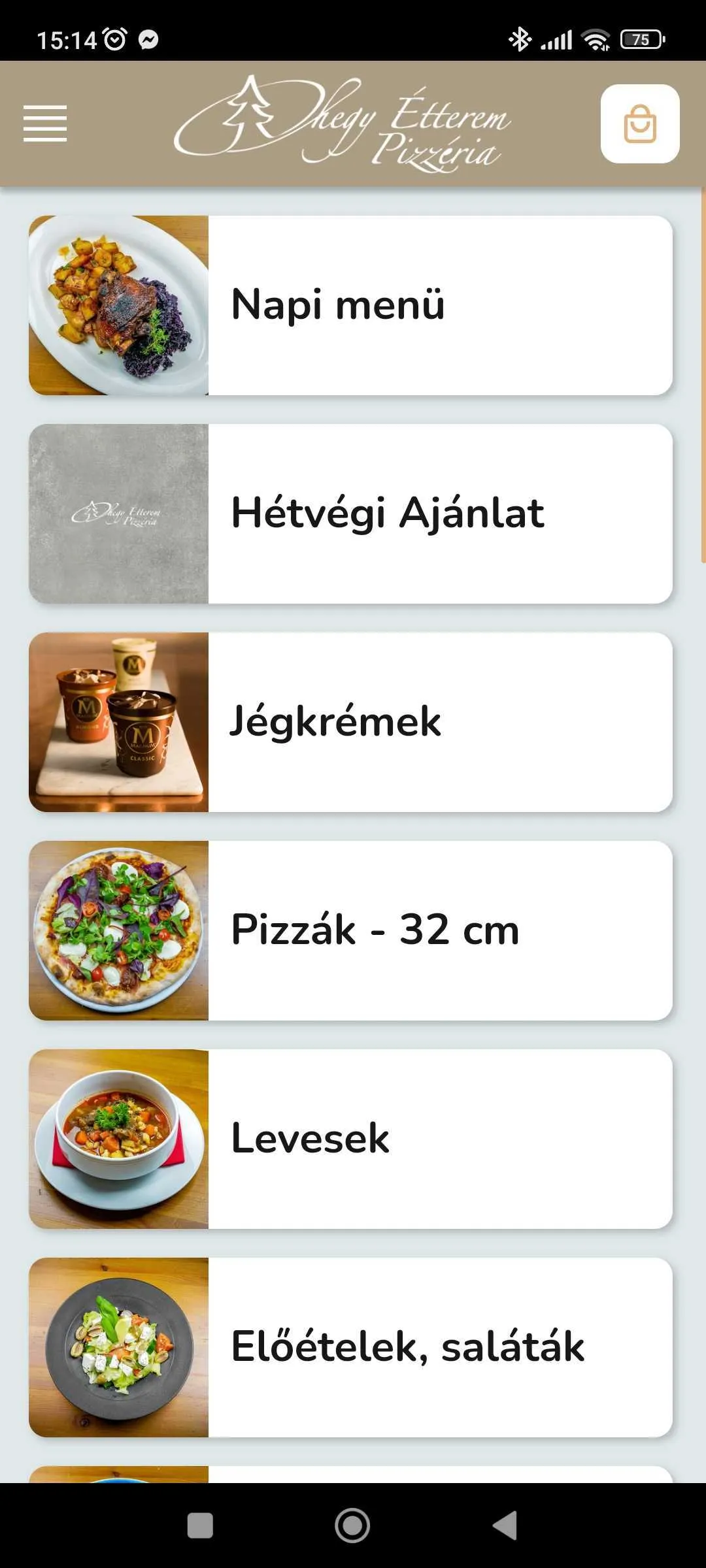 Óhegy Étterem Pizzéria | Indus Appstore | Screenshot