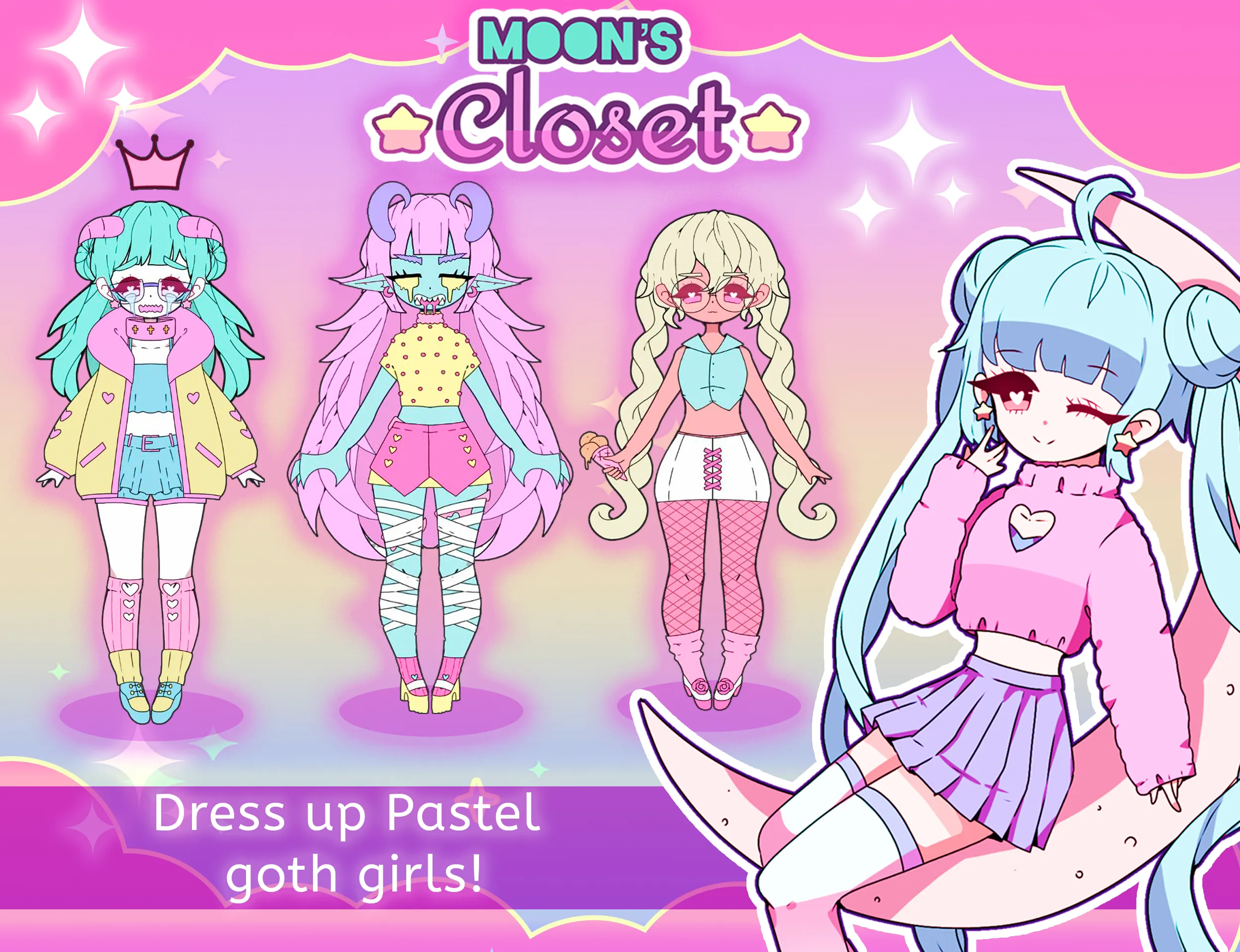 Moon's Closet dress up game | Indus Appstore | Screenshot