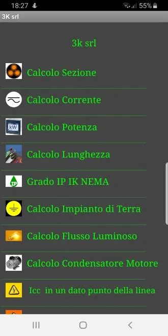 calcoli elettrici | Indus Appstore | Screenshot