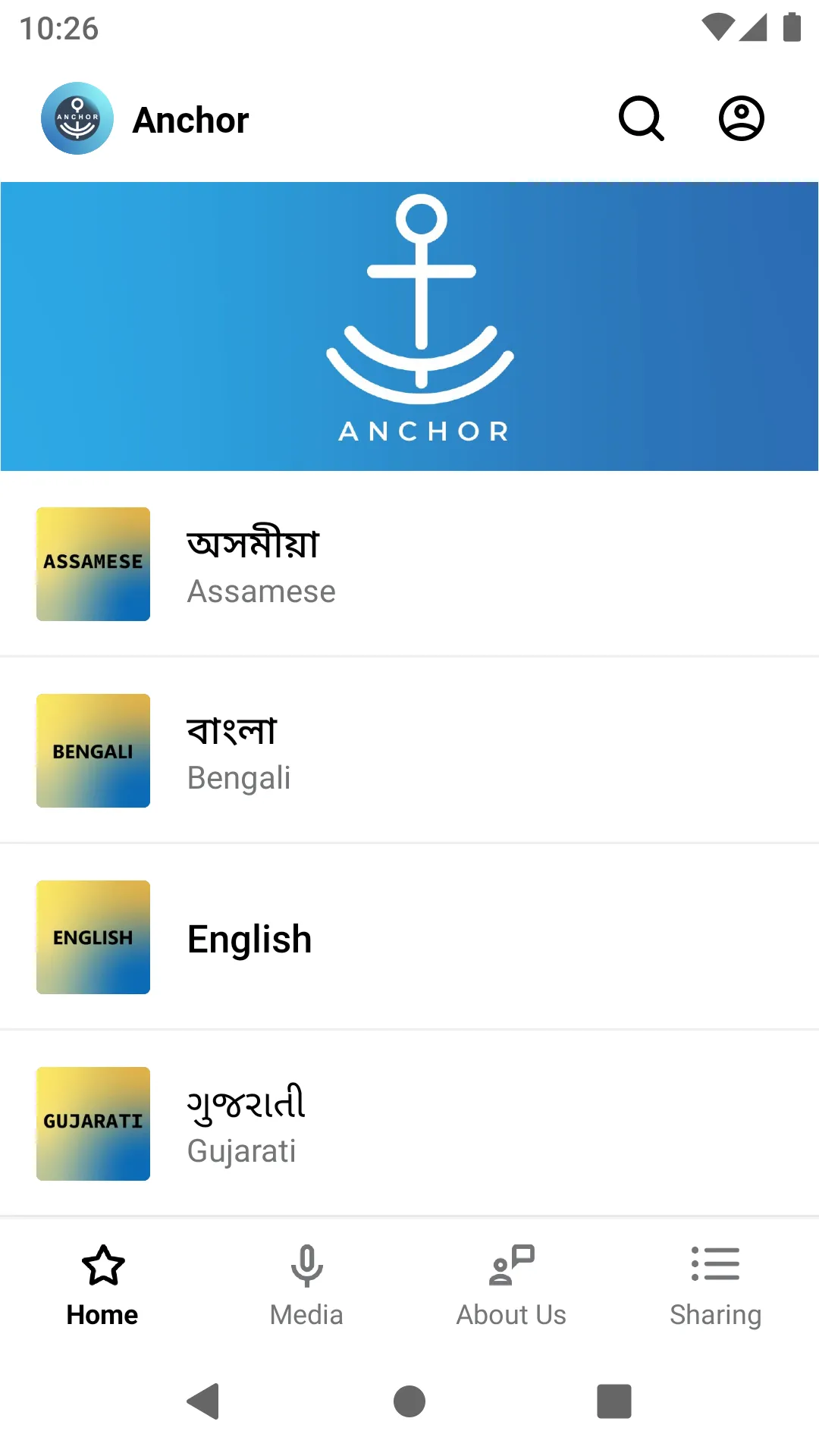 Anchor Network | Indus Appstore | Screenshot