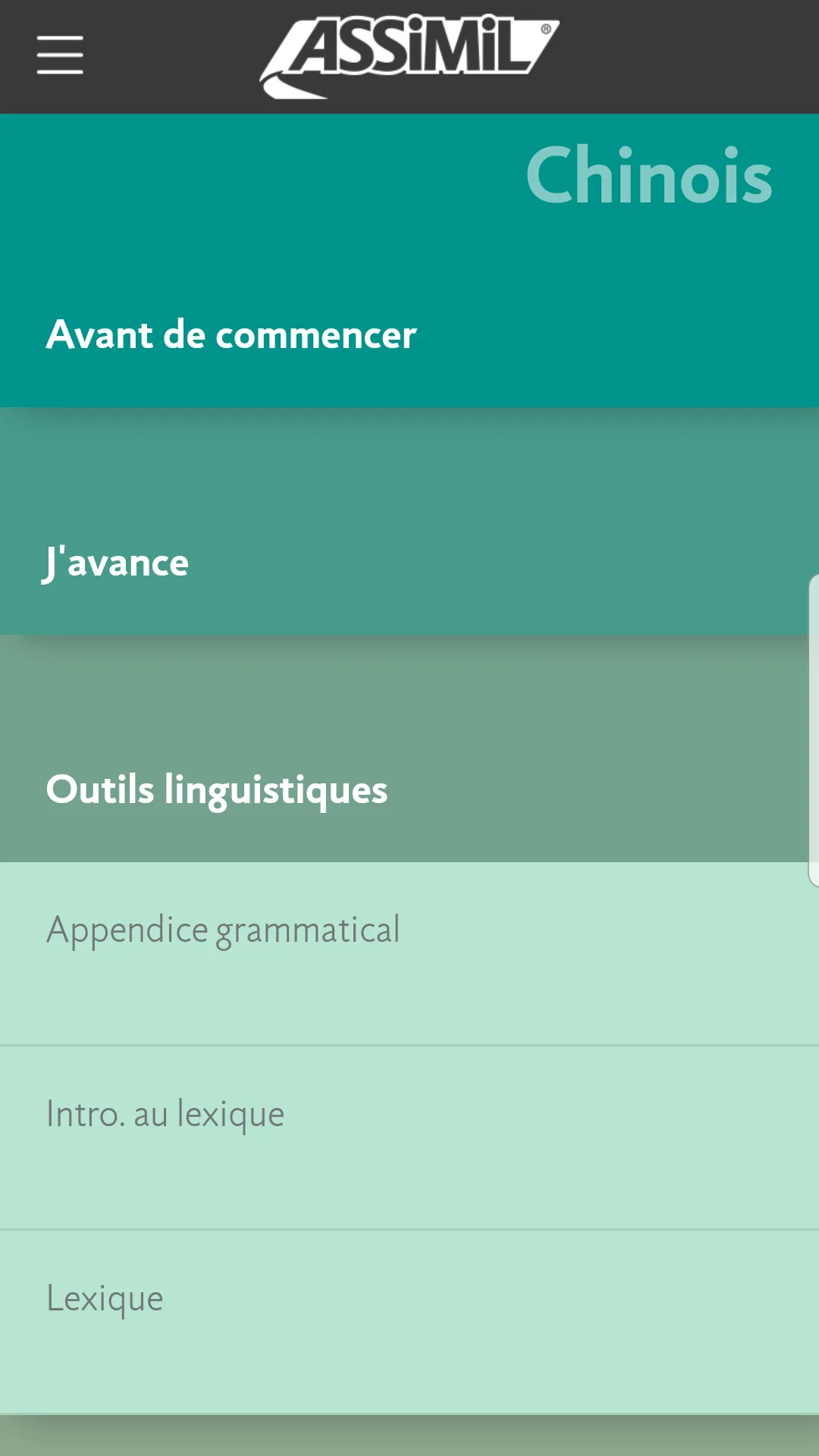 Apprendre Chinois Assimil | Indus Appstore | Screenshot