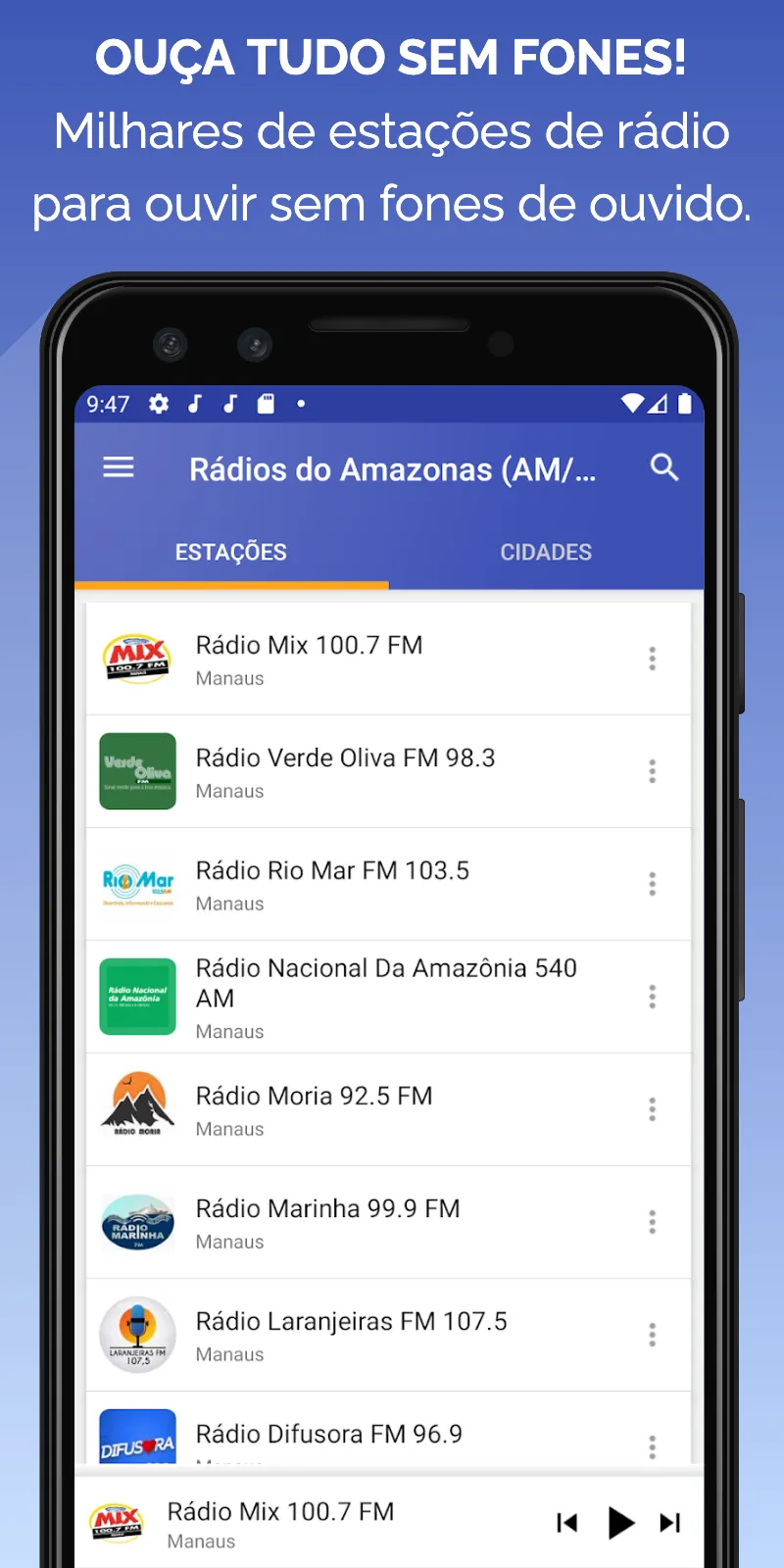 Rádios do Amazonas (AM/FM) | Indus Appstore | Screenshot