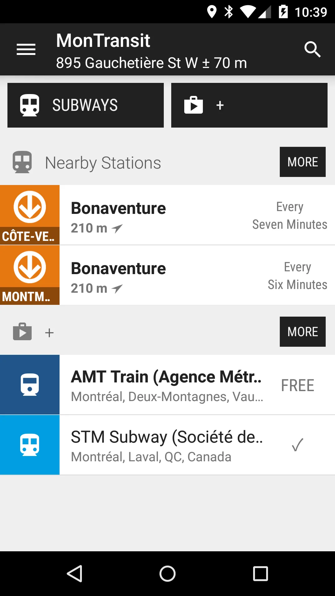 Montreal STM Subway - MonTran… | Indus Appstore | Screenshot