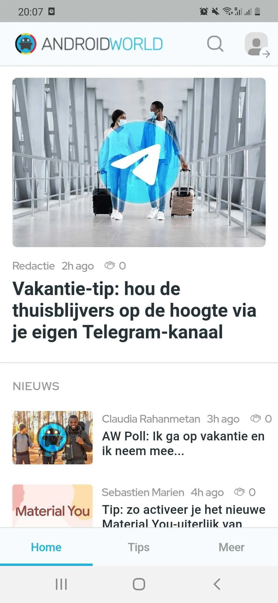 AW Reader België | Indus Appstore | Screenshot