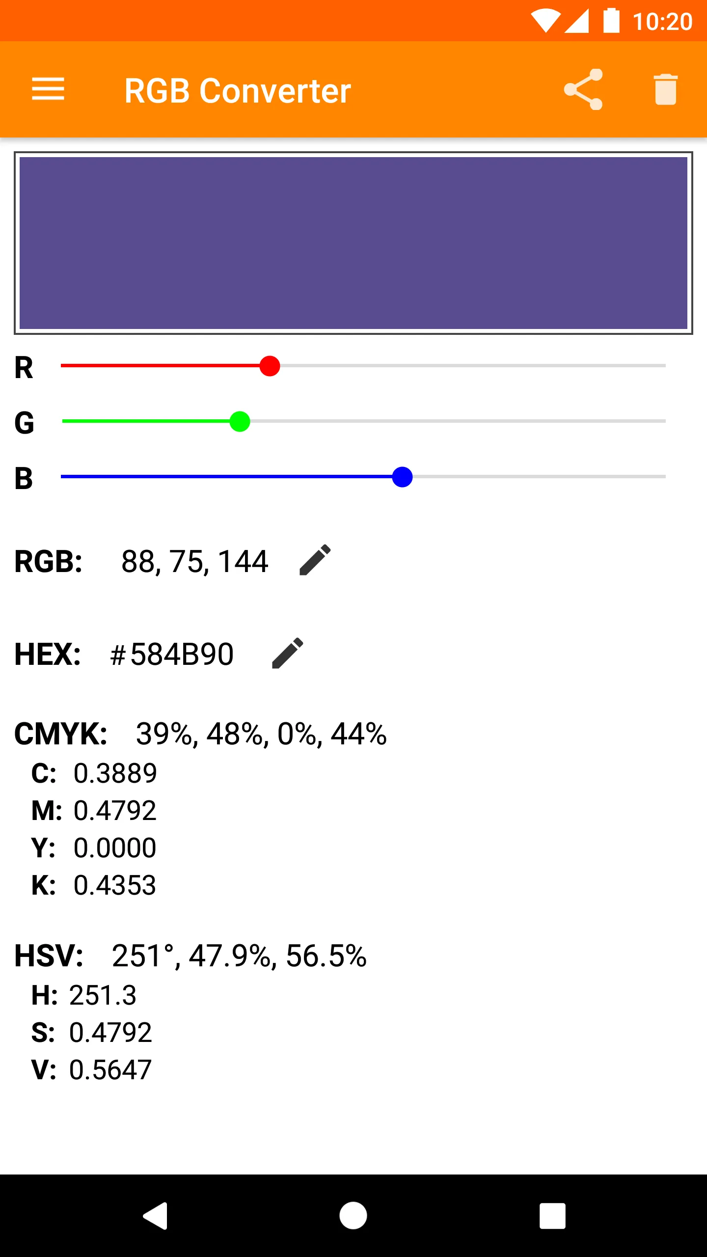 RGB converter | Indus Appstore | Screenshot