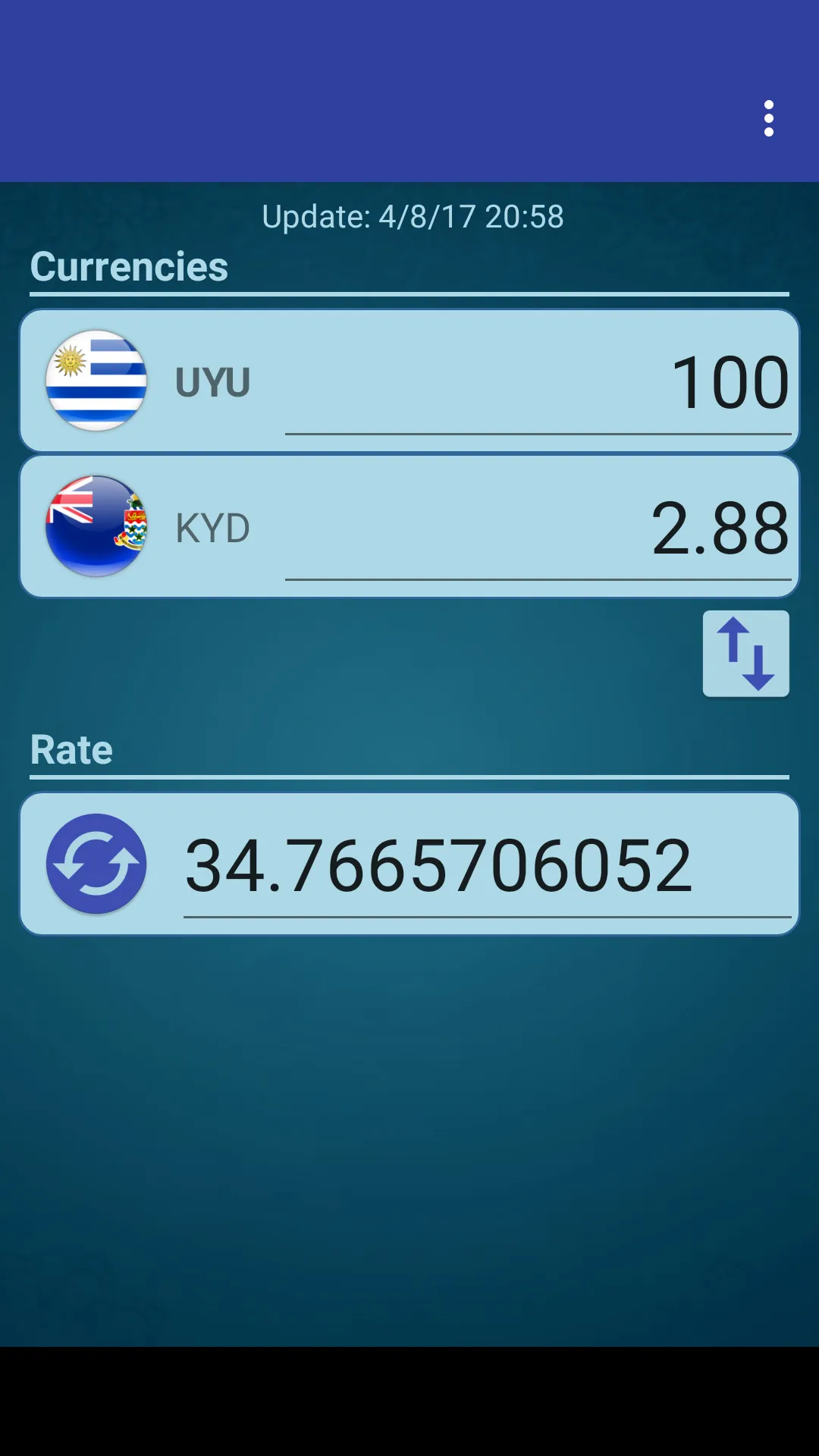 UYU Peso x Cayman Isl. Dollar | Indus Appstore | Screenshot