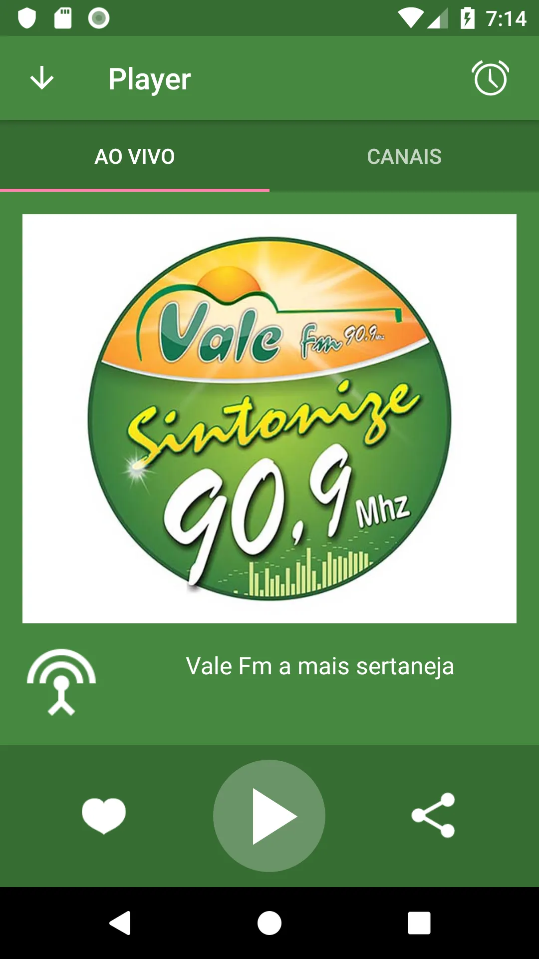 VALE FM 90,9 | Indus Appstore | Screenshot