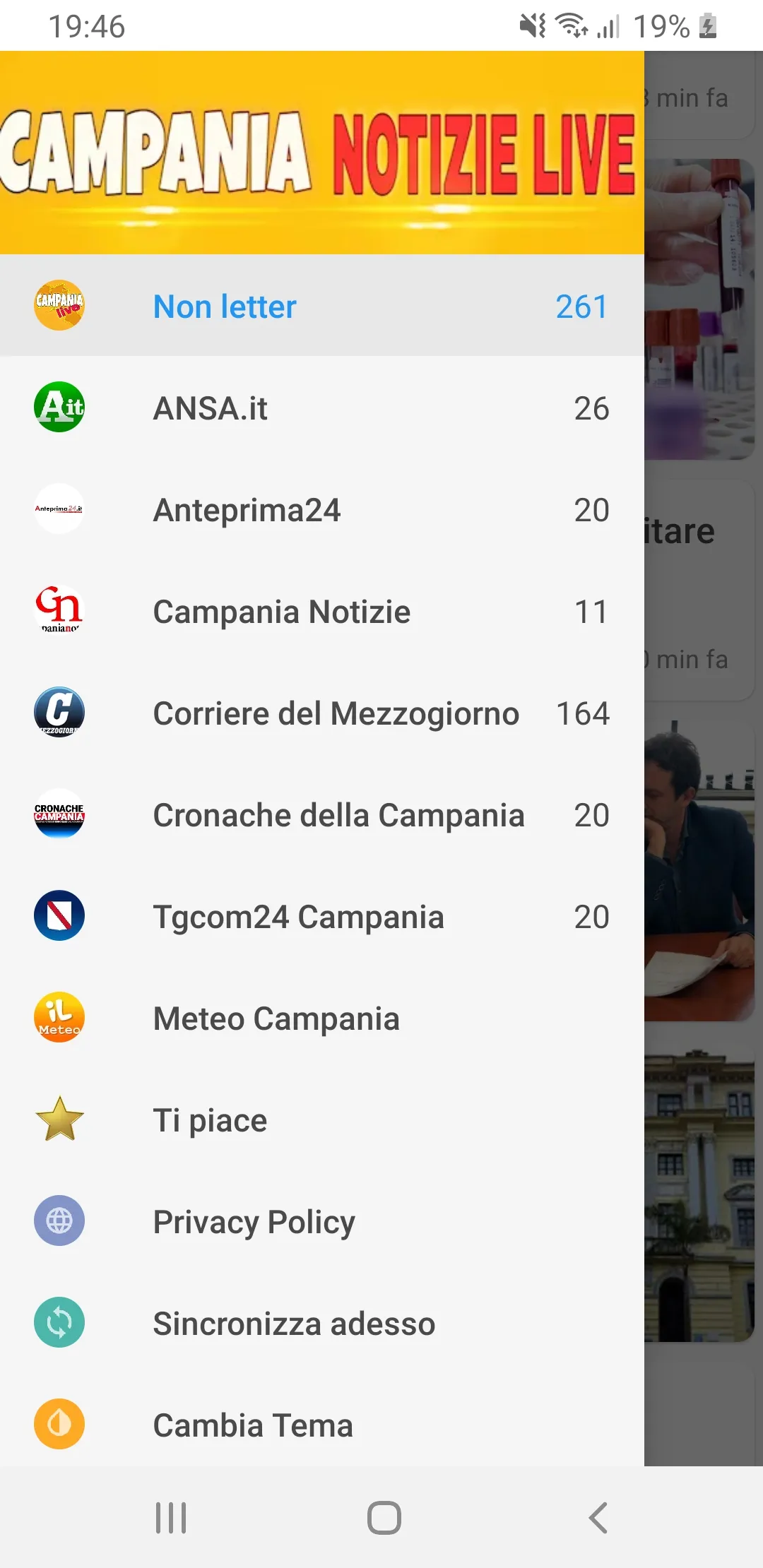 Campania Notizie Live | Indus Appstore | Screenshot