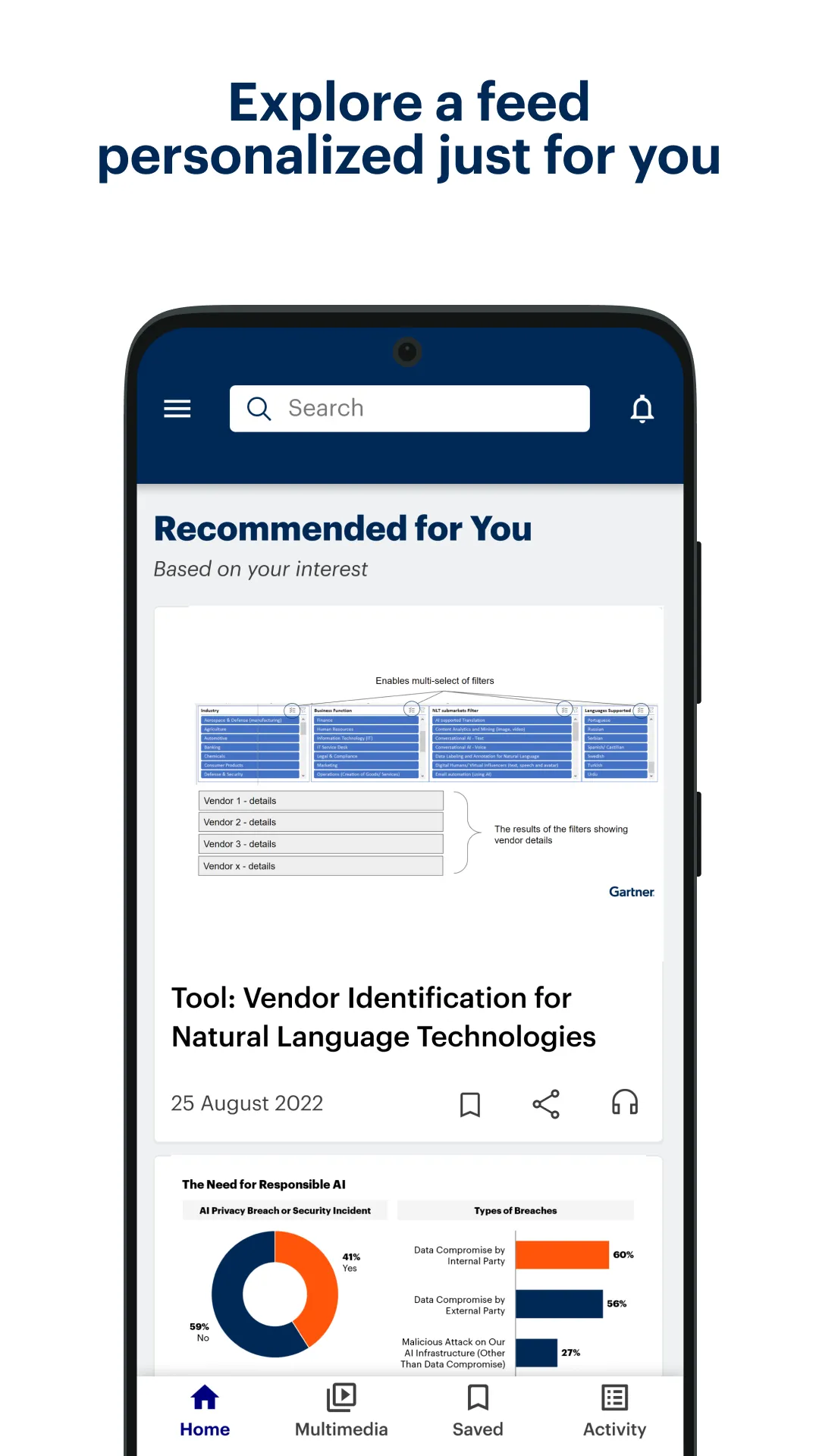 Gartner | Indus Appstore | Screenshot