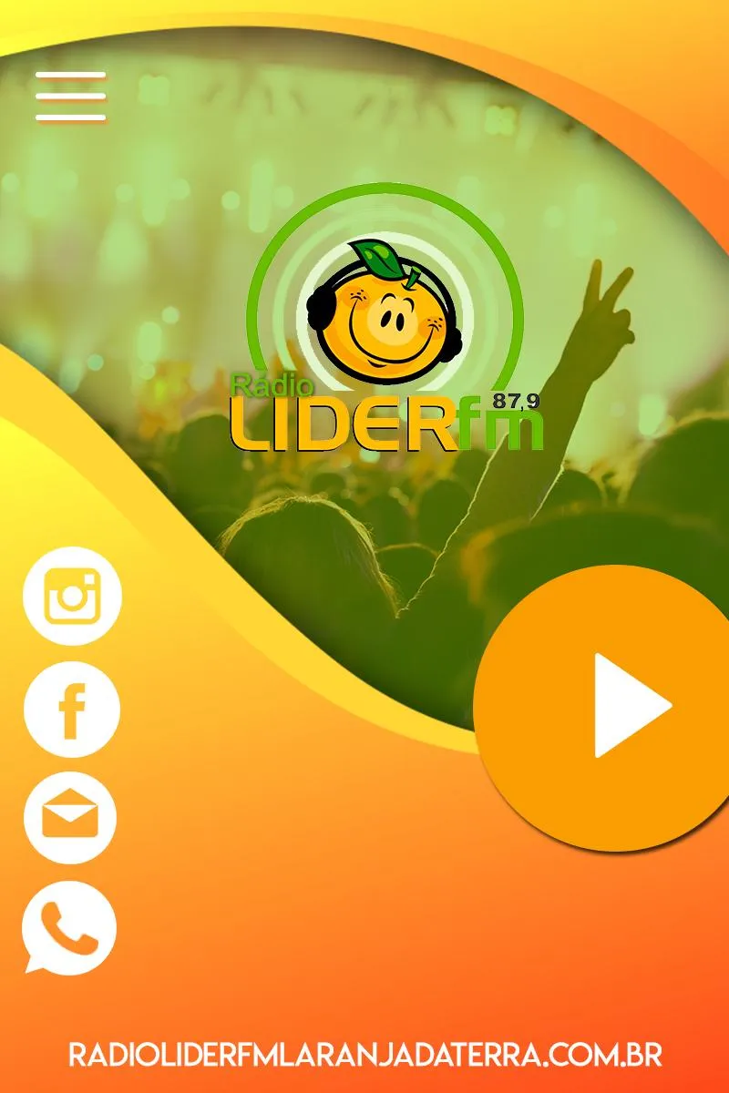 Lider 87.9 - Laranja da Terra | Indus Appstore | Screenshot