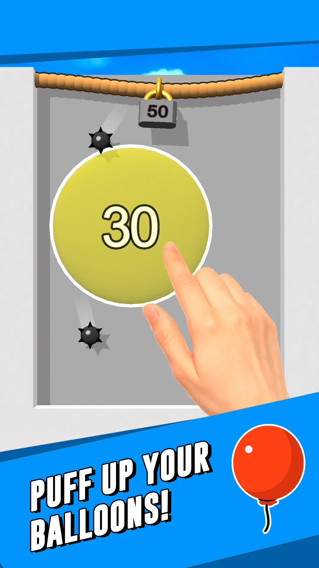 Puff Up - Balloon puzzle game | Indus Appstore | Screenshot