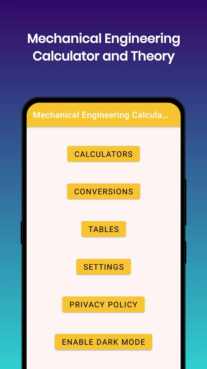 Mechanical Engineer Calculator | Indus Appstore | Screenshot