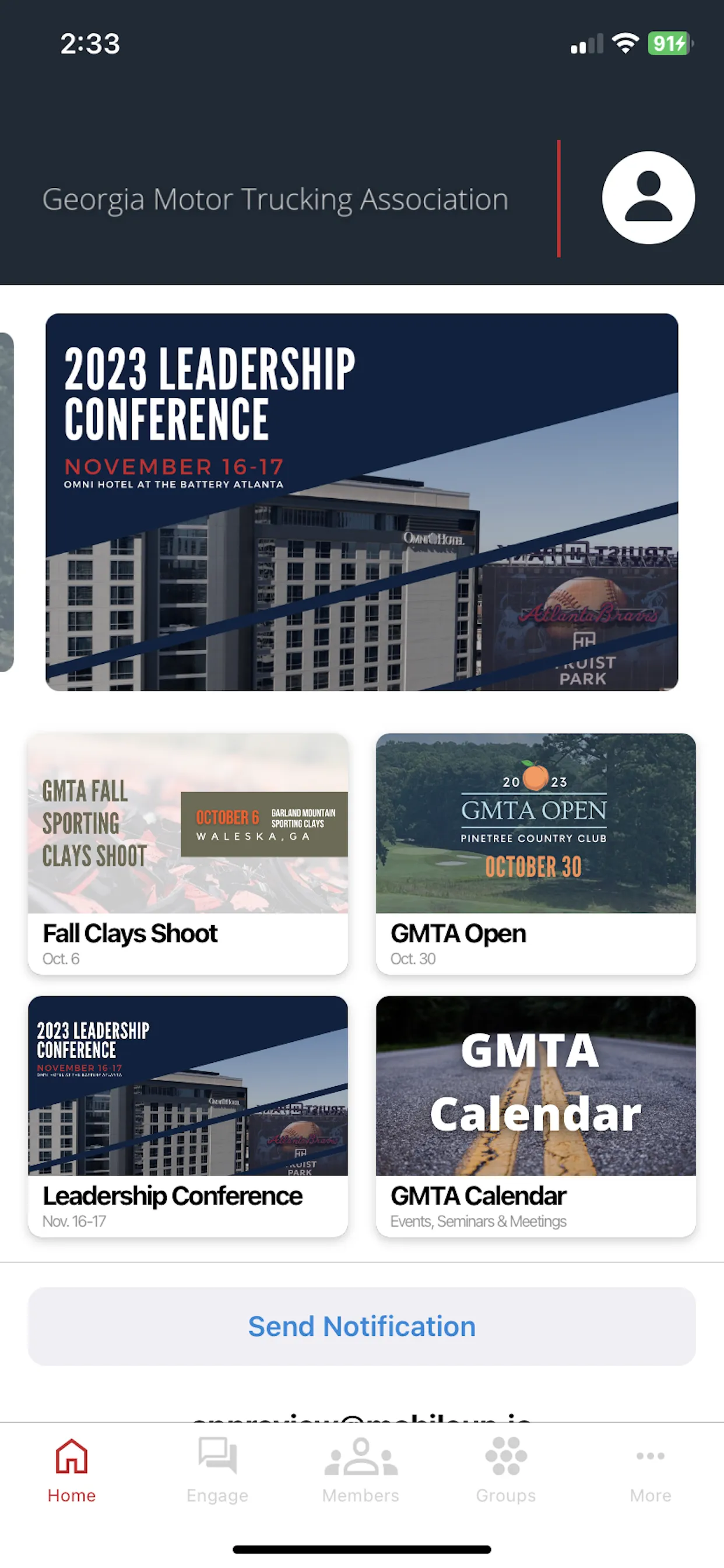 Georgia Motor Trucking Assoc. | Indus Appstore | Screenshot