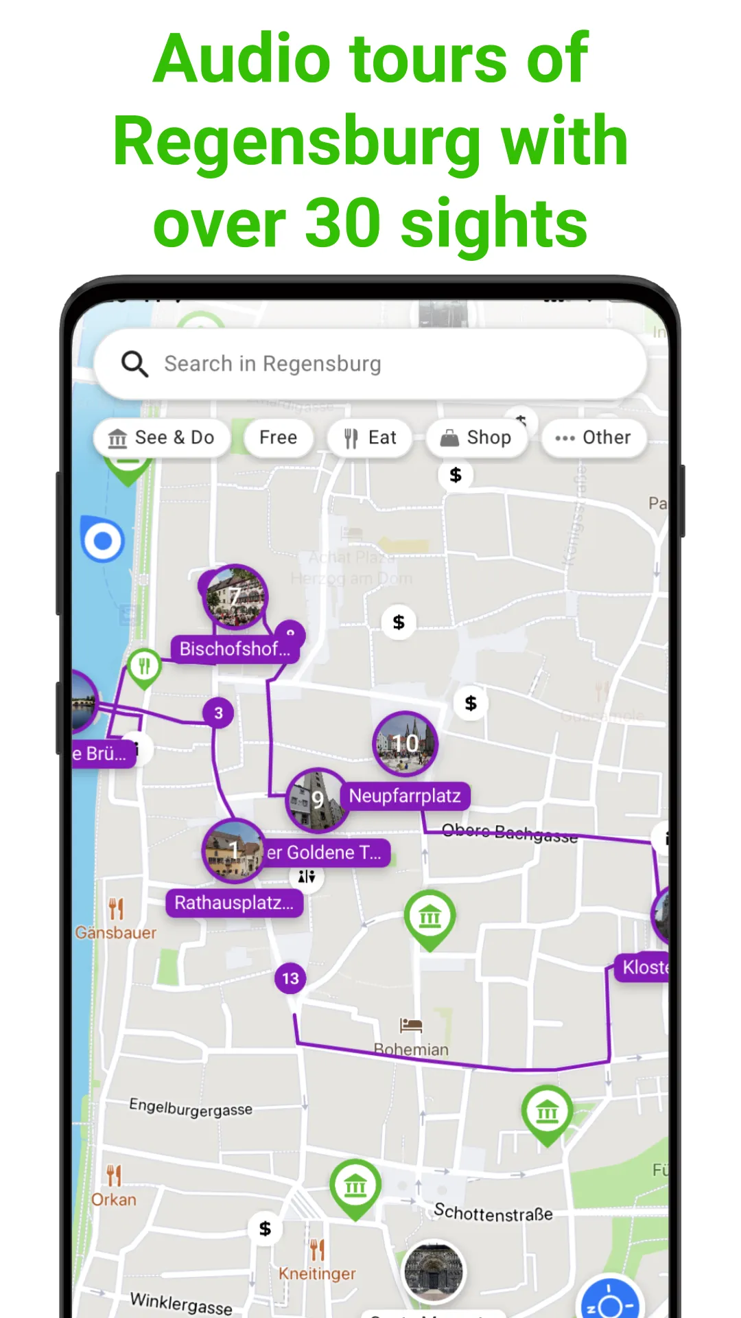 Regensburg SmartGuide | Indus Appstore | Screenshot