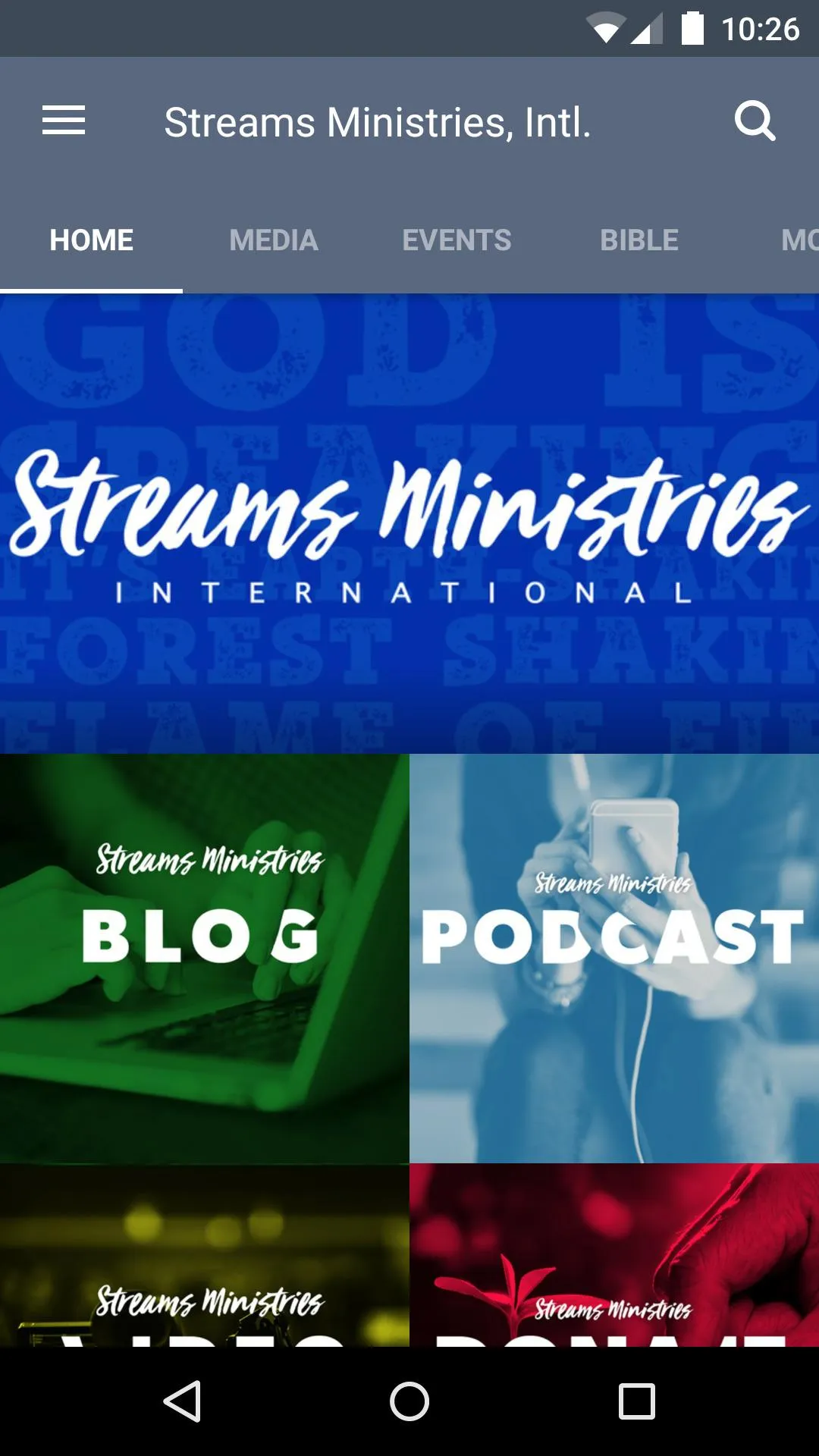 Streams Ministries, Intl. | Indus Appstore | Screenshot