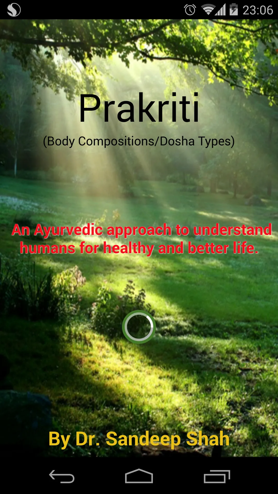 Prakriti Analysis (Body Type) | Indus Appstore | Screenshot