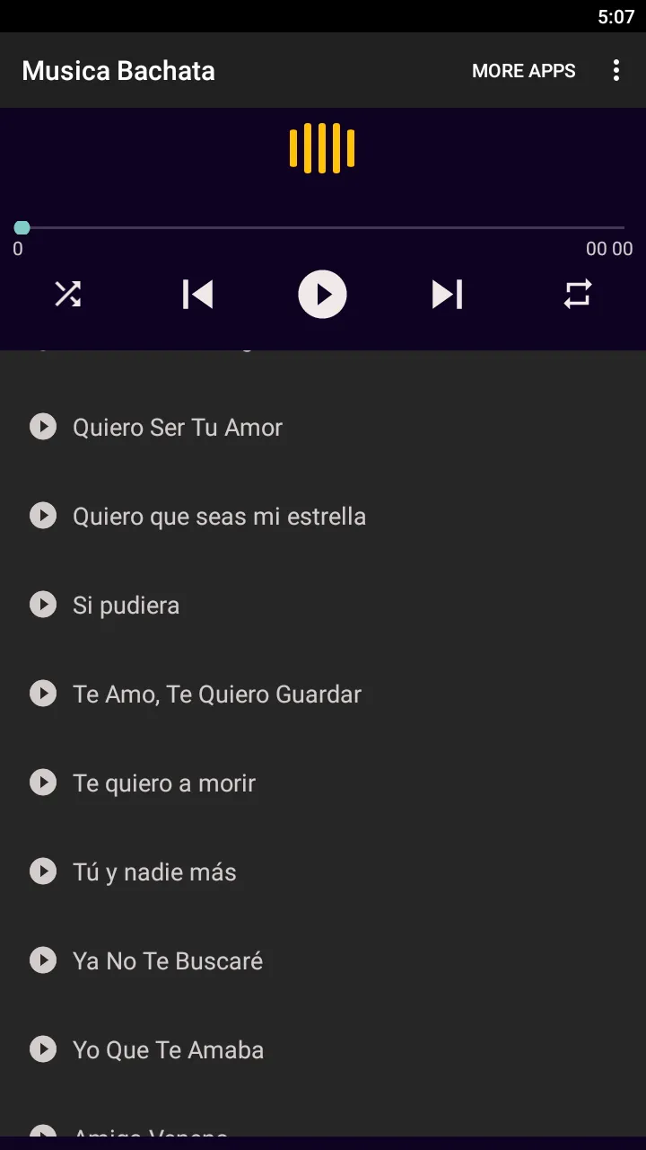 Musica Bachata sin internet | Indus Appstore | Screenshot