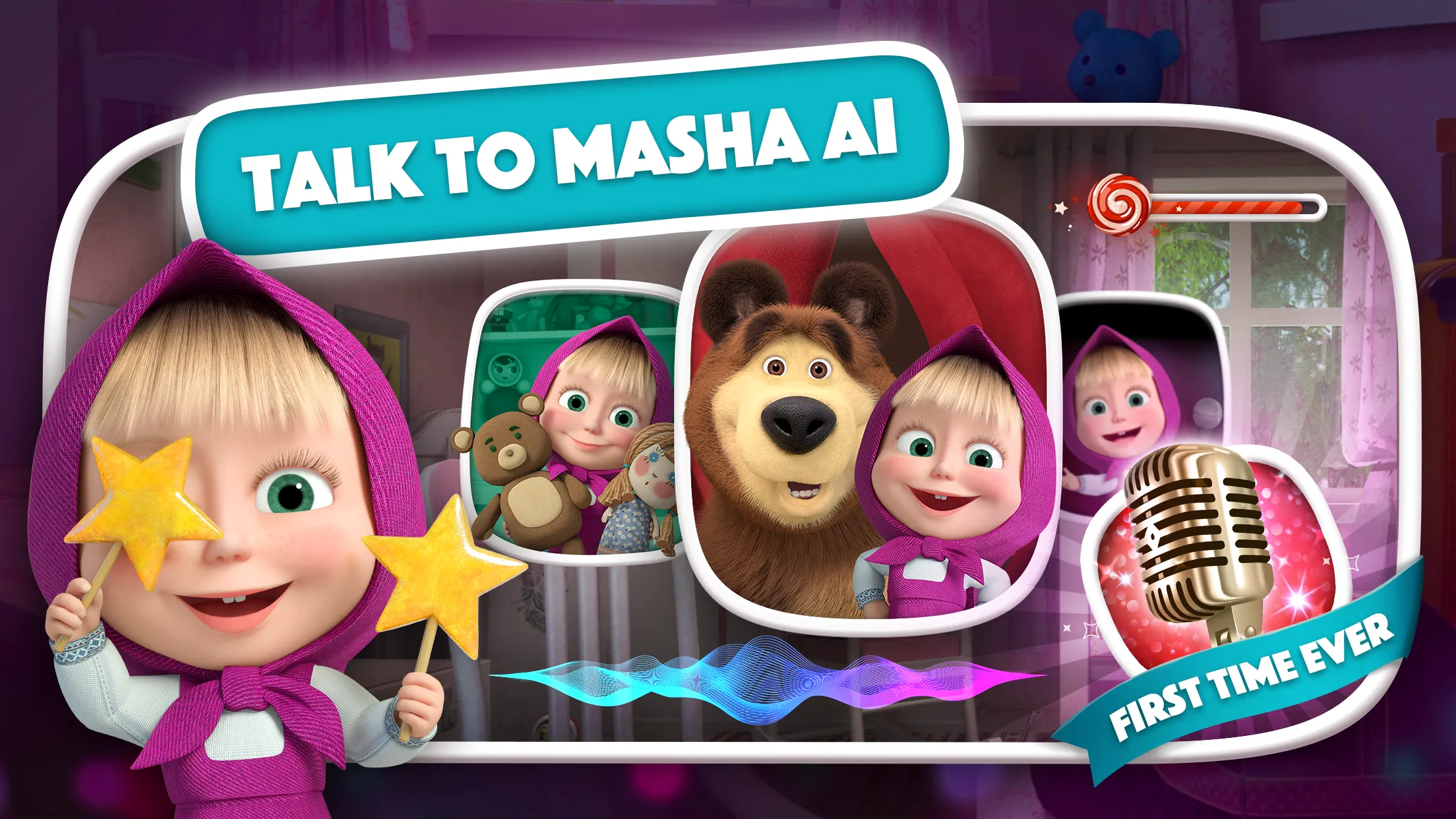 Masha and the Bear AI for Kids | Indus Appstore | Screenshot