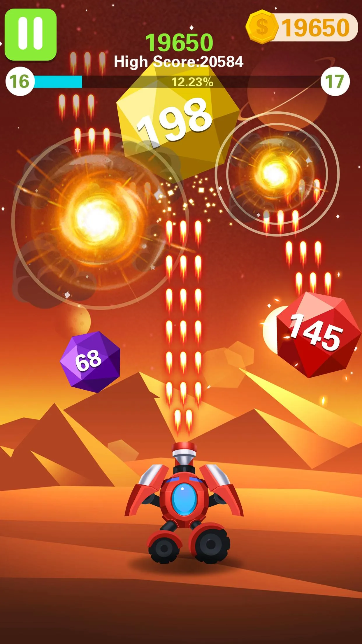 Rock Blast - Fire Ball | Indus Appstore | Screenshot