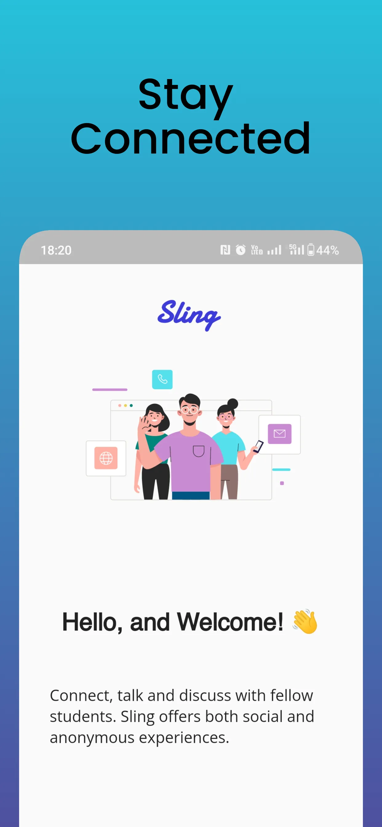 Sling - A College Social App | Indus Appstore | Screenshot