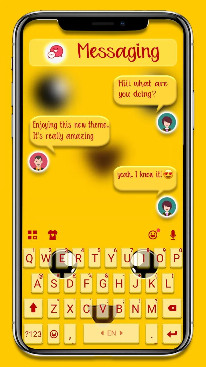 Cute Yellow Mouse Keyboard The | Indus Appstore | Screenshot