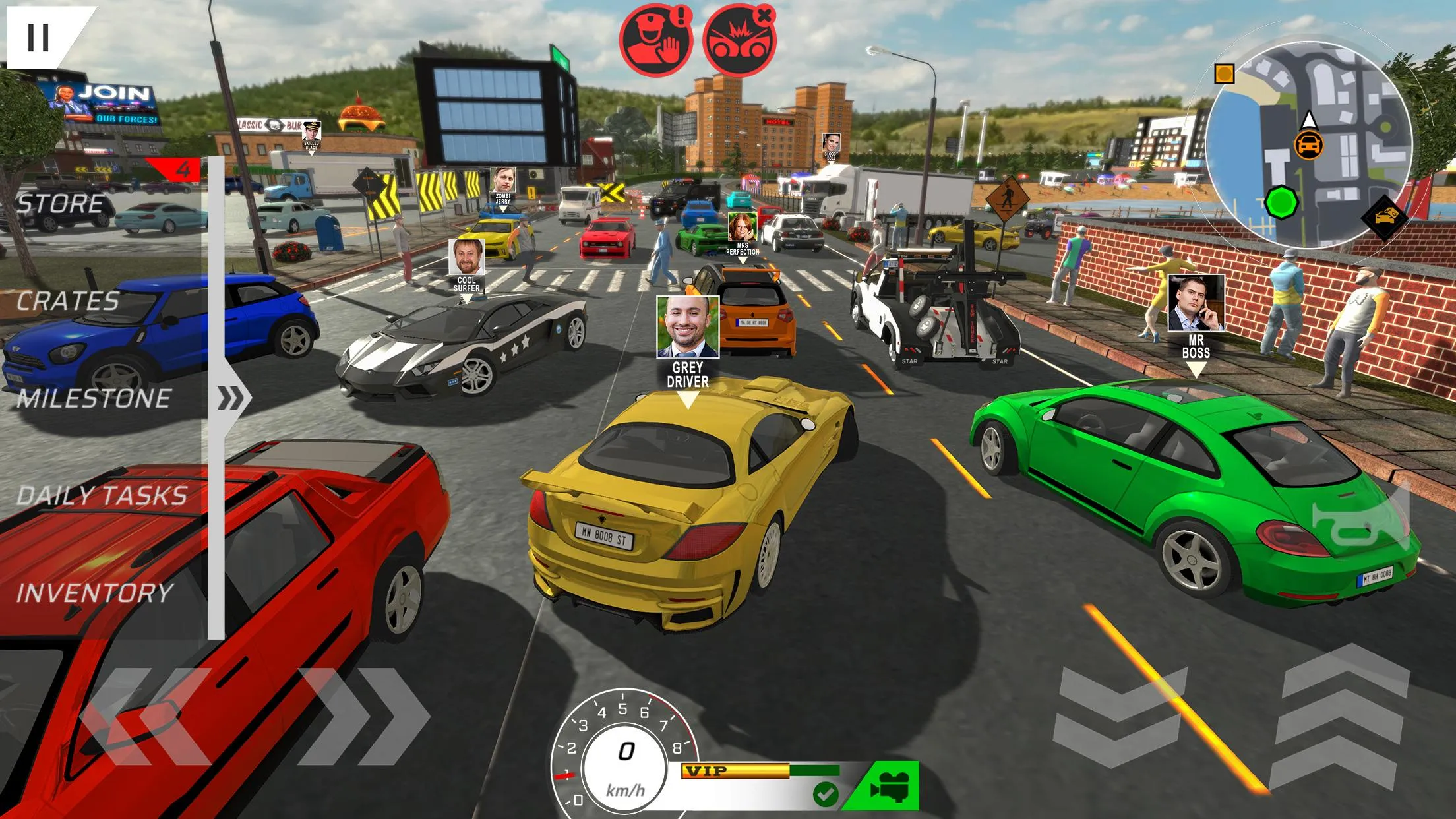 Car Drivers Online: Fun City | Indus Appstore | Screenshot