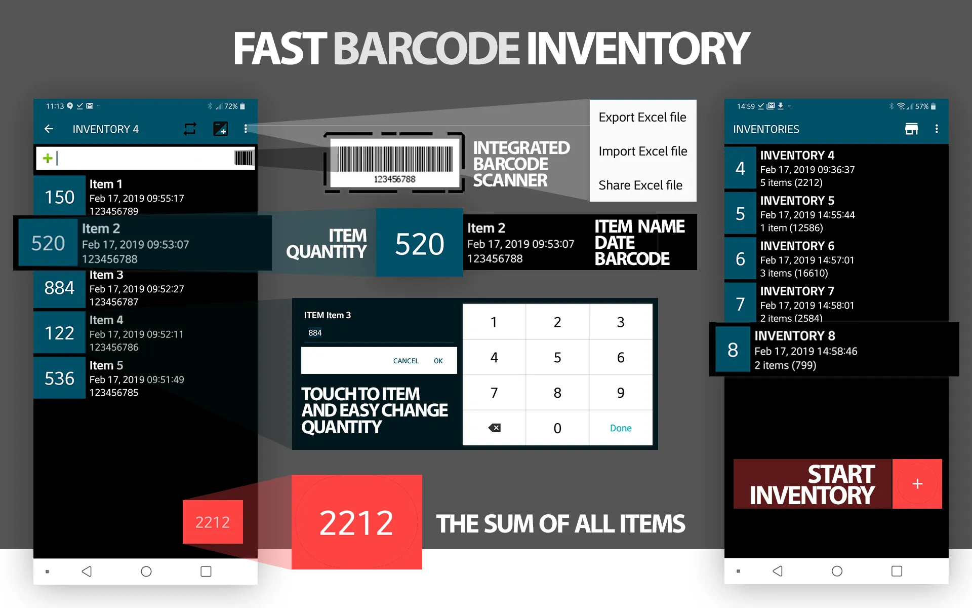 Barcode inventory stock-taking | Indus Appstore | Screenshot