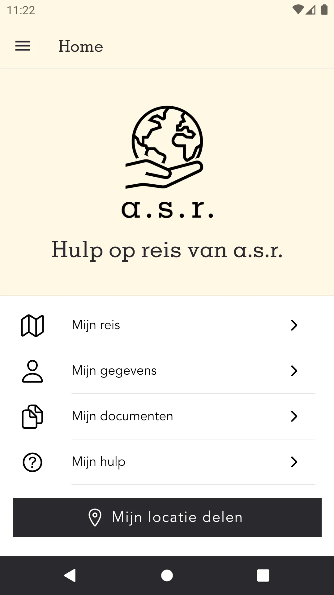 Hulp op reis van a.s.r. | Indus Appstore | Screenshot