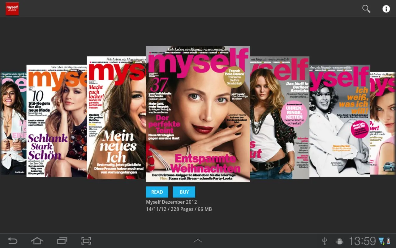 Myself Magazin (D) | Indus Appstore | Screenshot