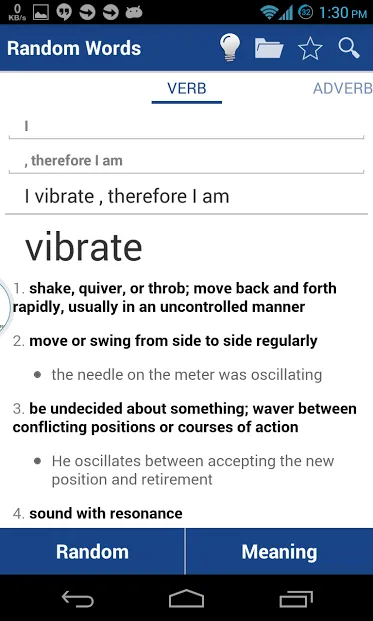Random Word Dictionary | Indus Appstore | Screenshot