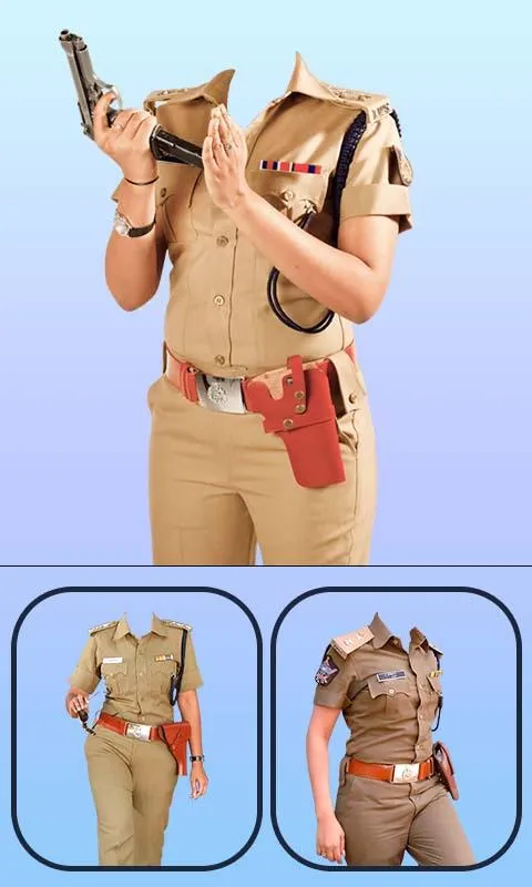 Women Police Photo Suit | Indus Appstore | Screenshot