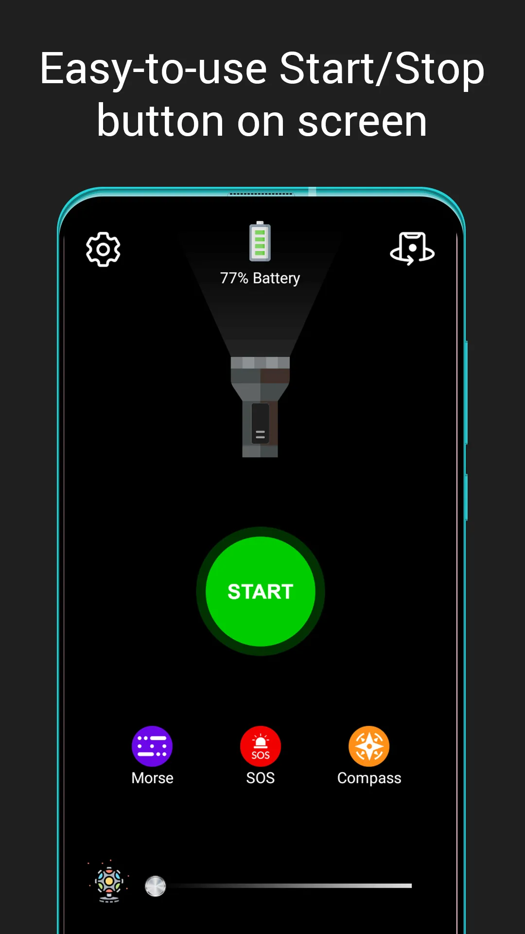 Flashlight with SOS & Blinker | Indus Appstore | Screenshot