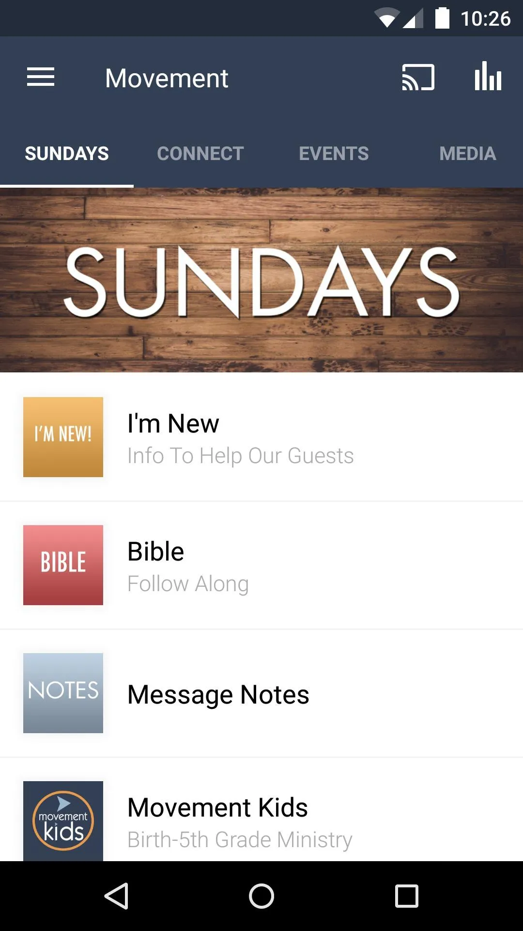 Movement Church NKY | Indus Appstore | Screenshot