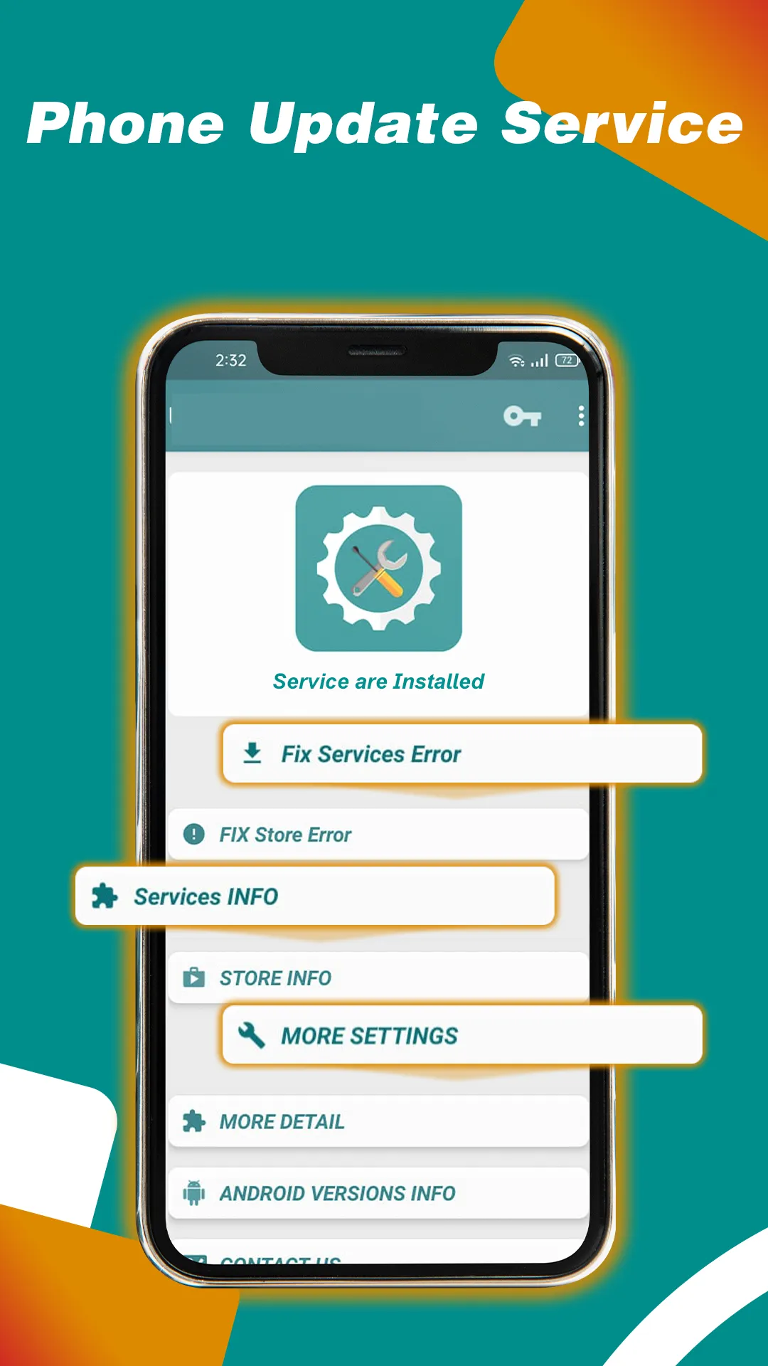 Services Update Info | Indus Appstore | Screenshot