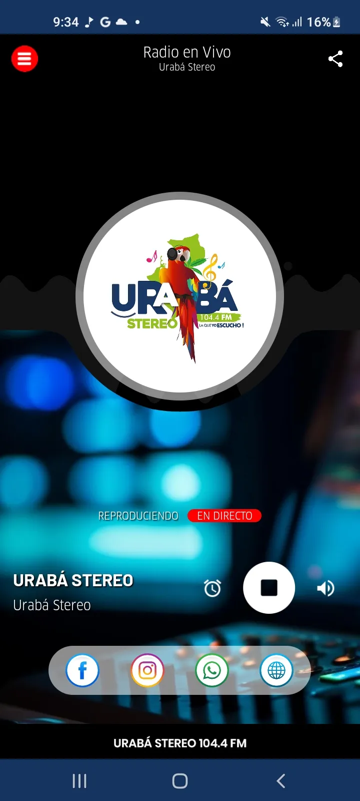 Urabá Stereo | Indus Appstore | Screenshot