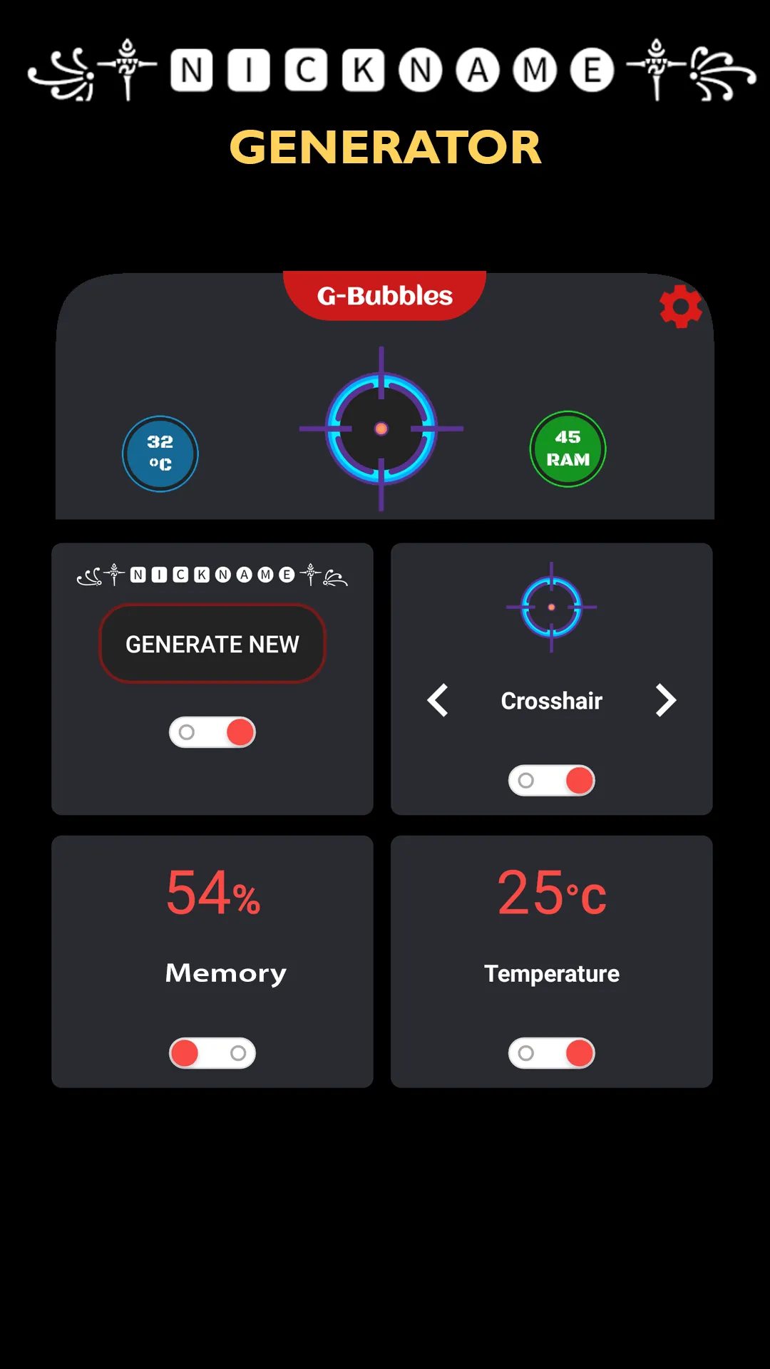 Crosshair & Nickname Generator | Indus Appstore | Screenshot