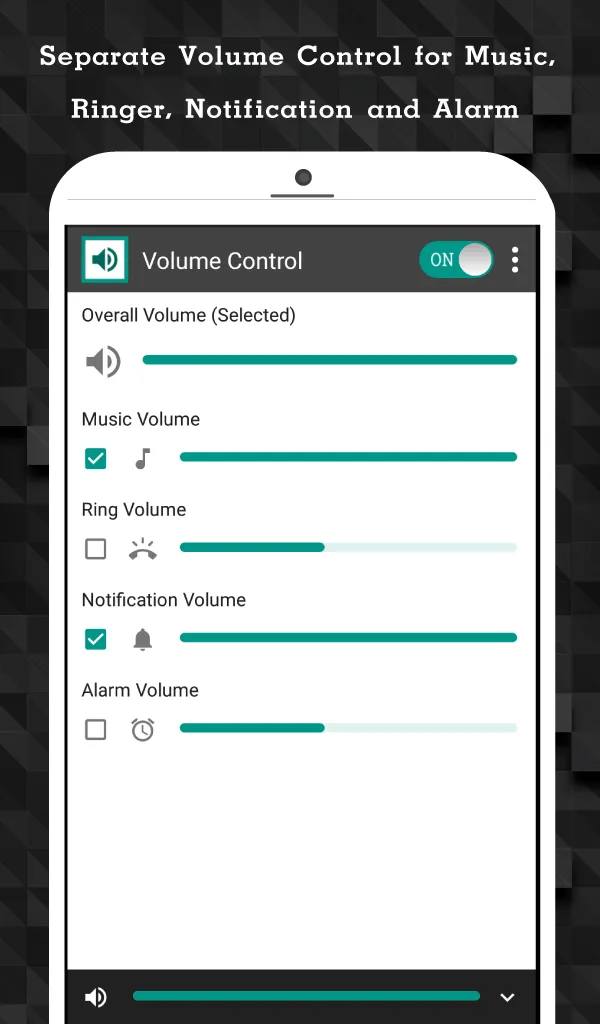 Volume Control - Bottom Screen | Indus Appstore | Screenshot