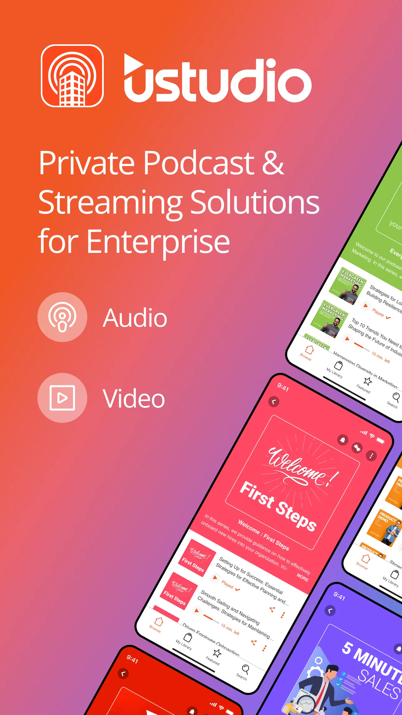 uStudio Enterprise Podcast | Indus Appstore | Screenshot