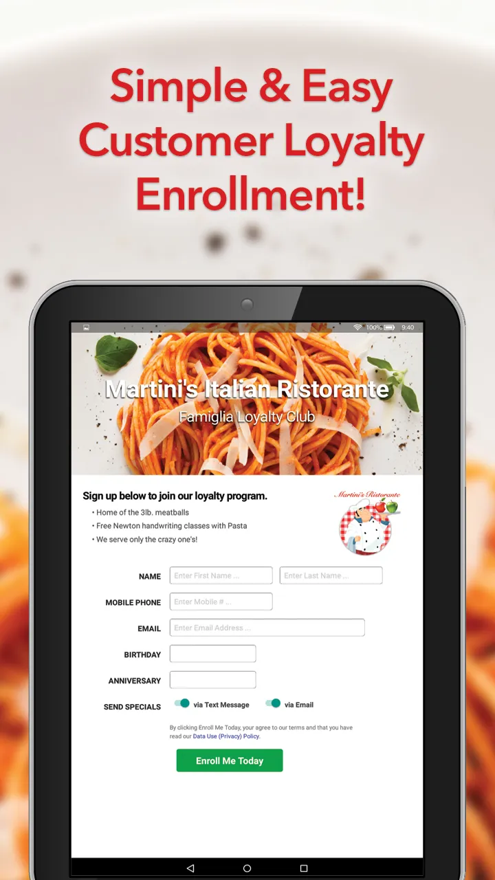 F4 Loyalty Enrollment App | Indus Appstore | Screenshot