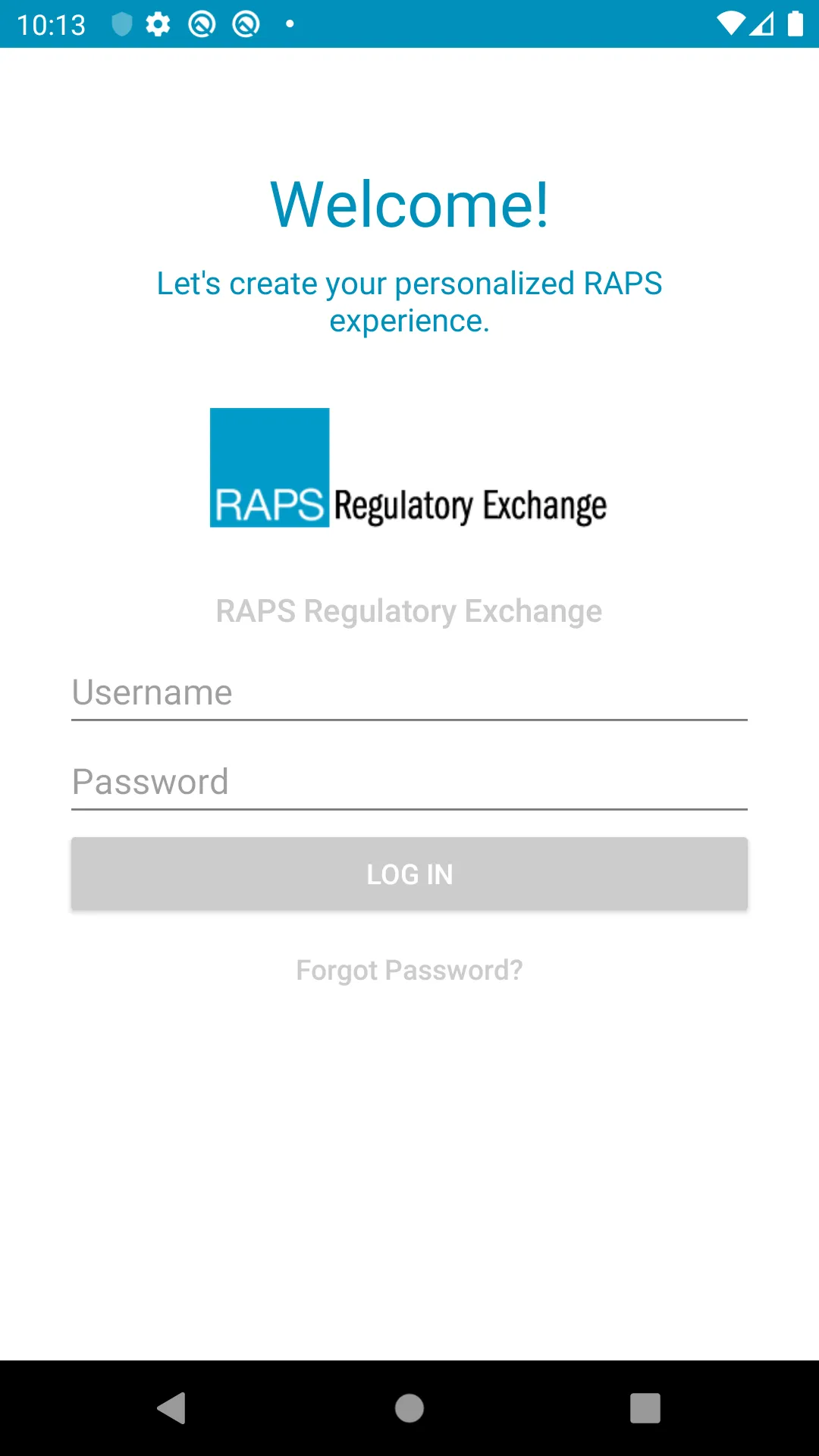 RAPS Regulatory Exchange | Indus Appstore | Screenshot