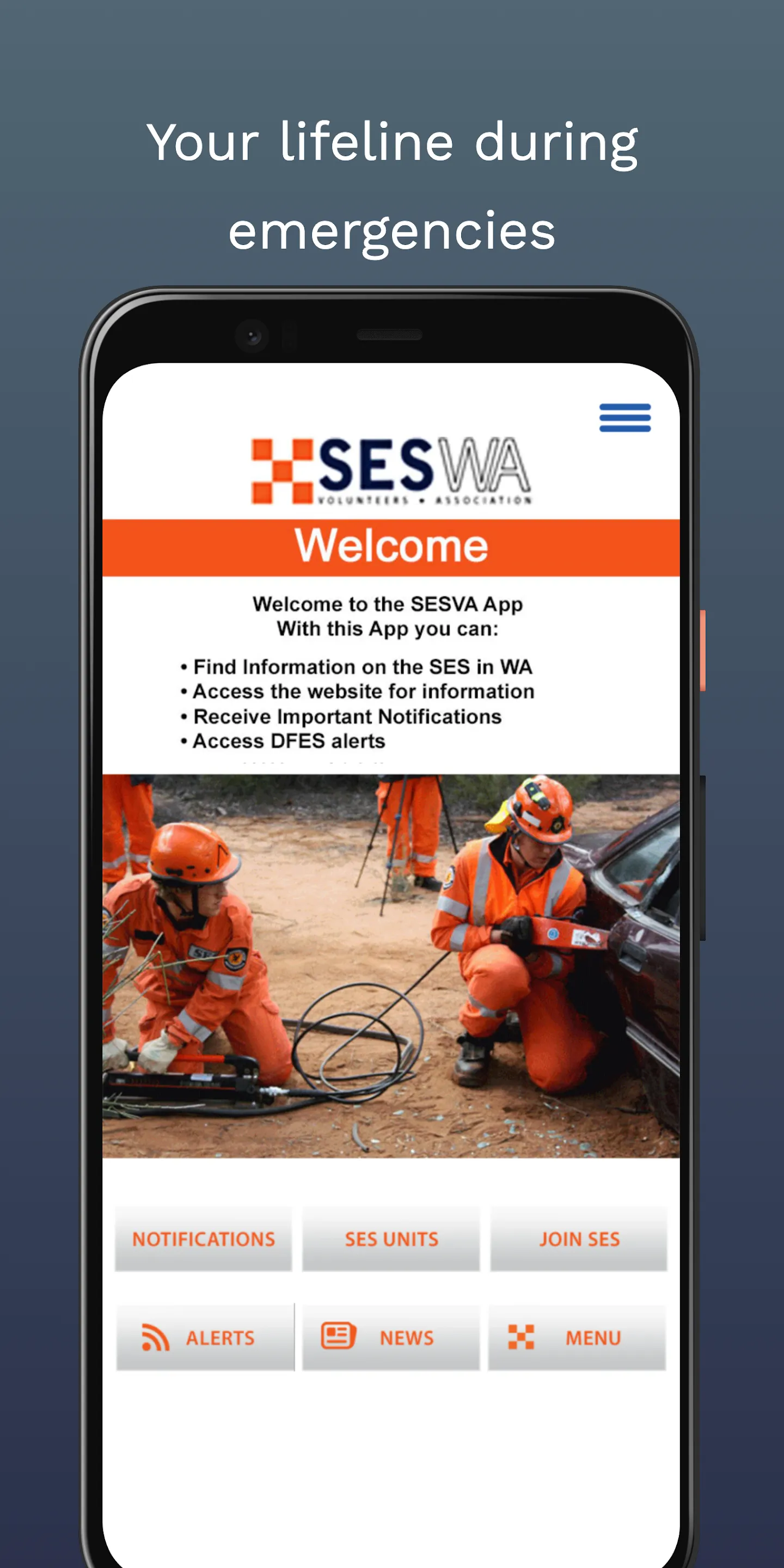 SES Volunteer Assoc. SESVA | Indus Appstore | Screenshot