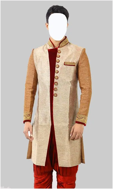 Men Sherwani Dress Photo Suit | Indus Appstore | Screenshot