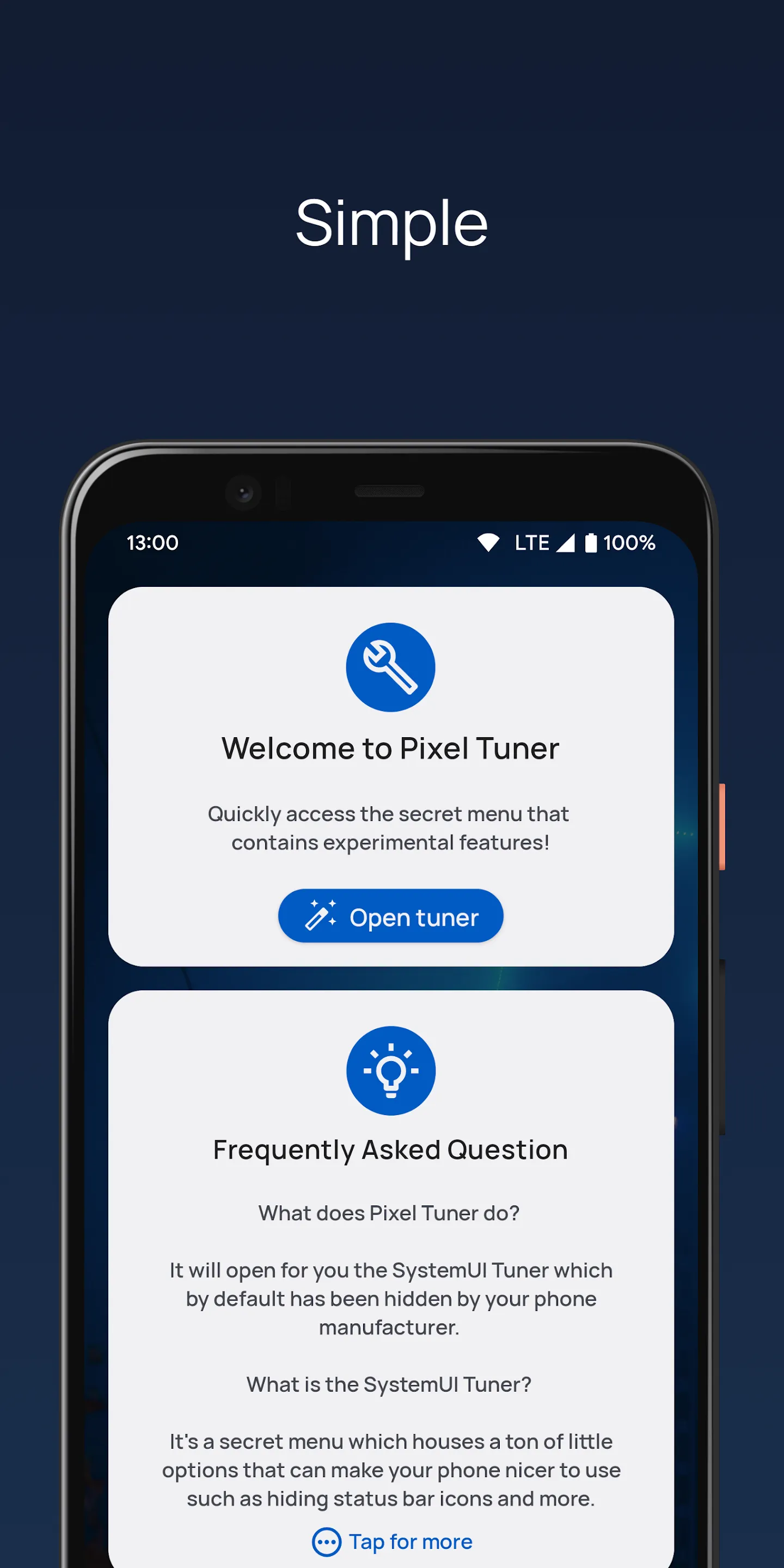 Pixel Tuner - SystemUI Tuner | Indus Appstore | Screenshot